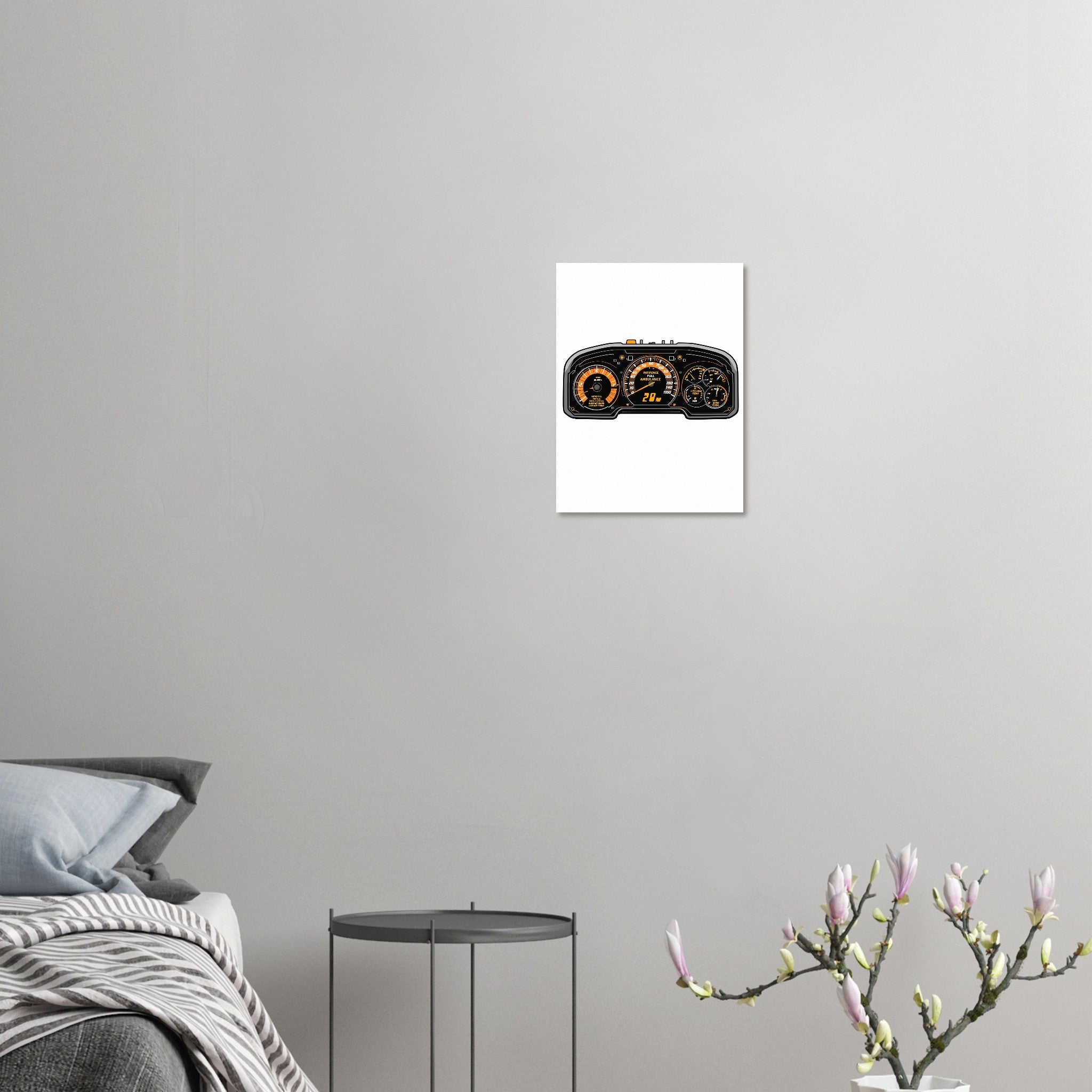 Paramedic Instrument Panel Art Print Art Print — detail view | Wild Thread Co