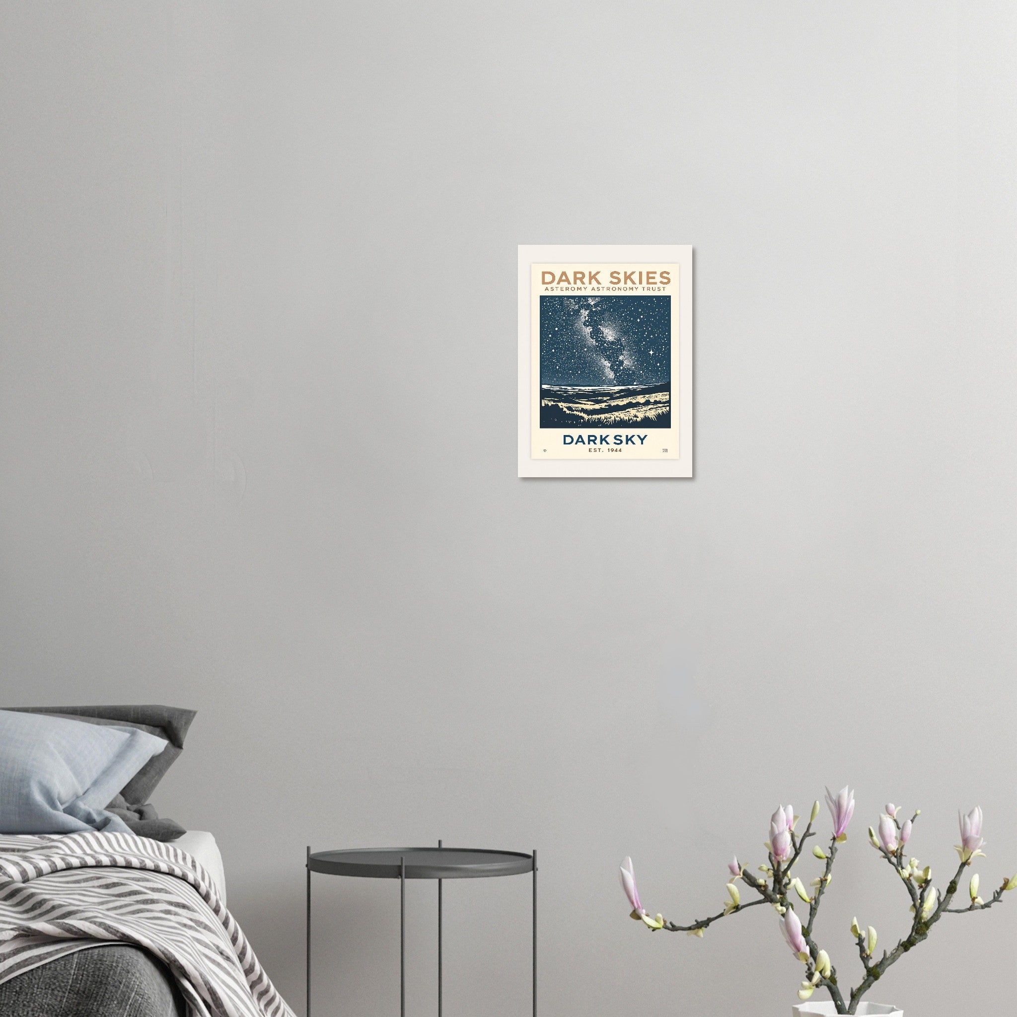 Dark Skies Vintage Travel Poster — Art Print | Wild Thread Co