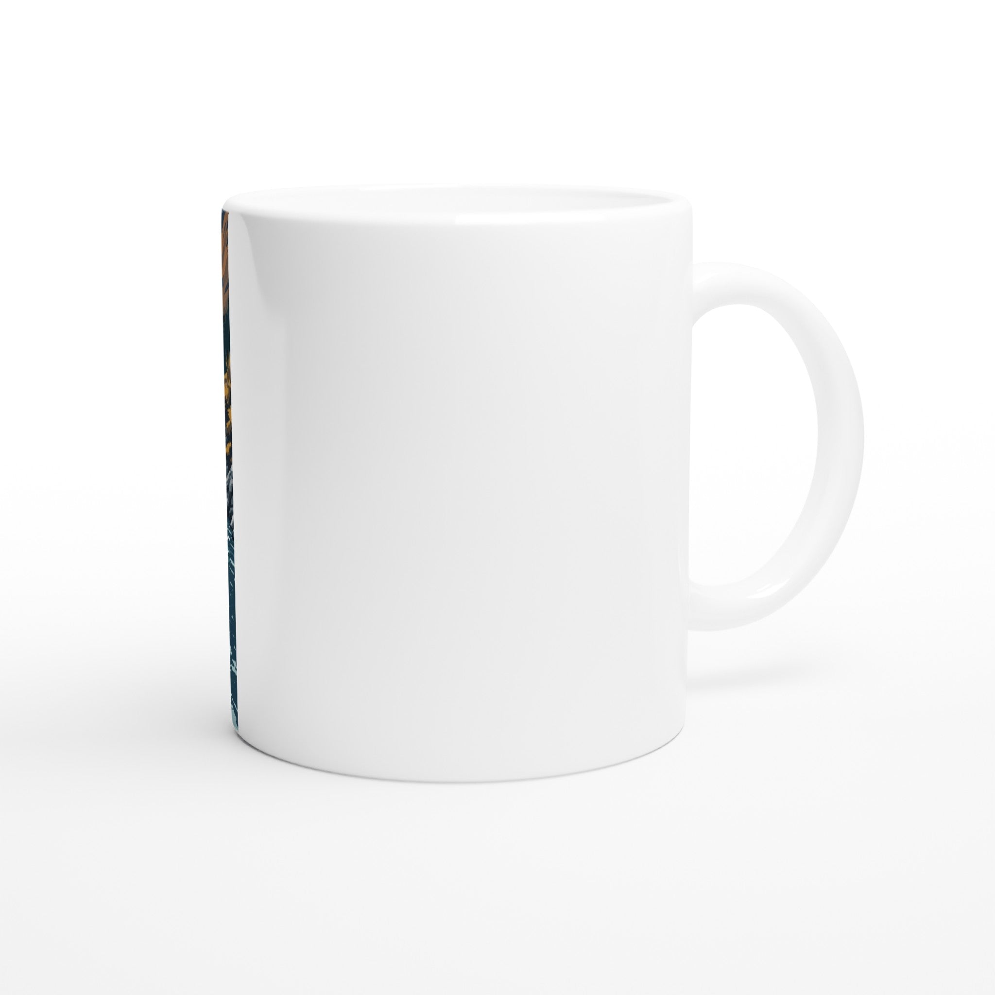Packraft Scottish Wild River Remote Mug — detail view | Wild Thread Co