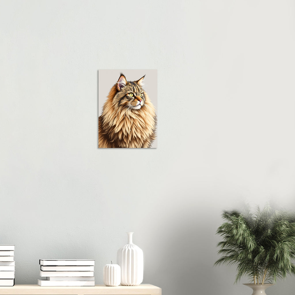 Maine Coon Majestic Art Print Art Print — detail view | Wild Thread Co