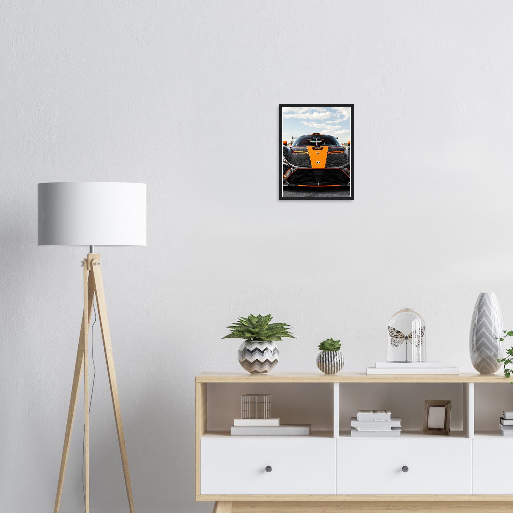 Hennessey Venom F5 Framed Art Print — detail view | Wild Thread Co