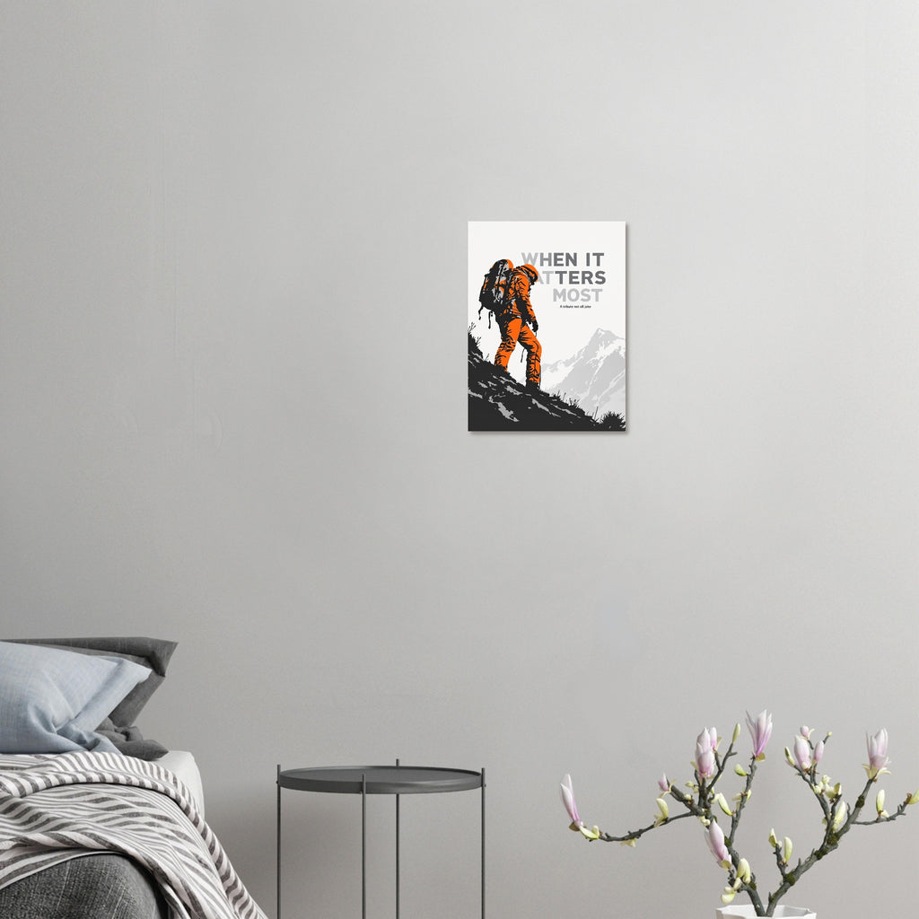 Mountain Rescue Art Print Art Print — detail view | Wild Thread Co