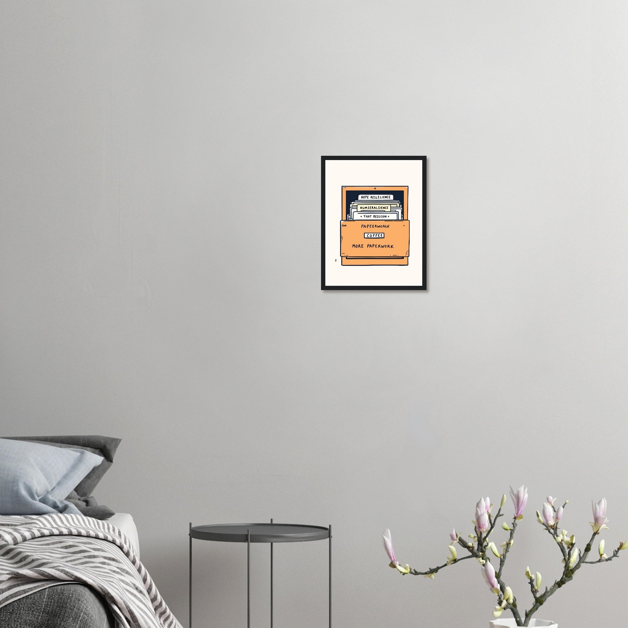 Social Worker Truth Framed Print Wall Art Ready to Hang UK Framed Art Print — detail view | Wild Thread Co