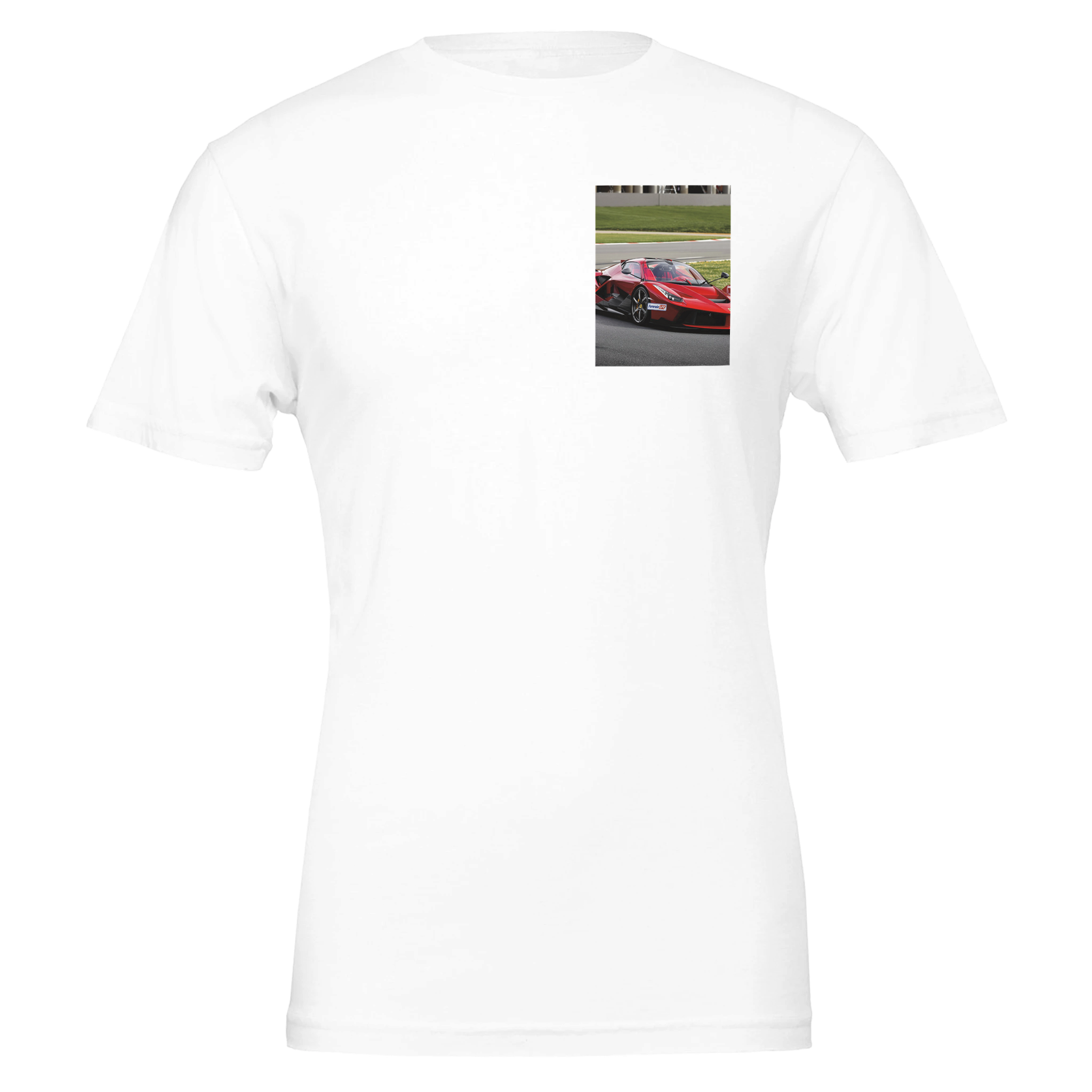 Ferrari Laferrari T-Shirt — detail view | Wild Thread Co