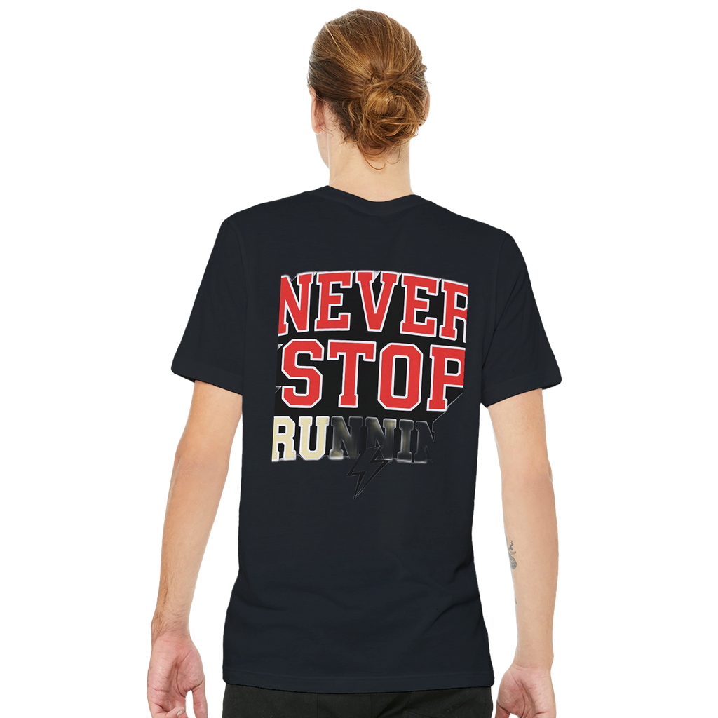 Retro Sports Running Heritage T-Shirt — detail view | Wild Thread Co