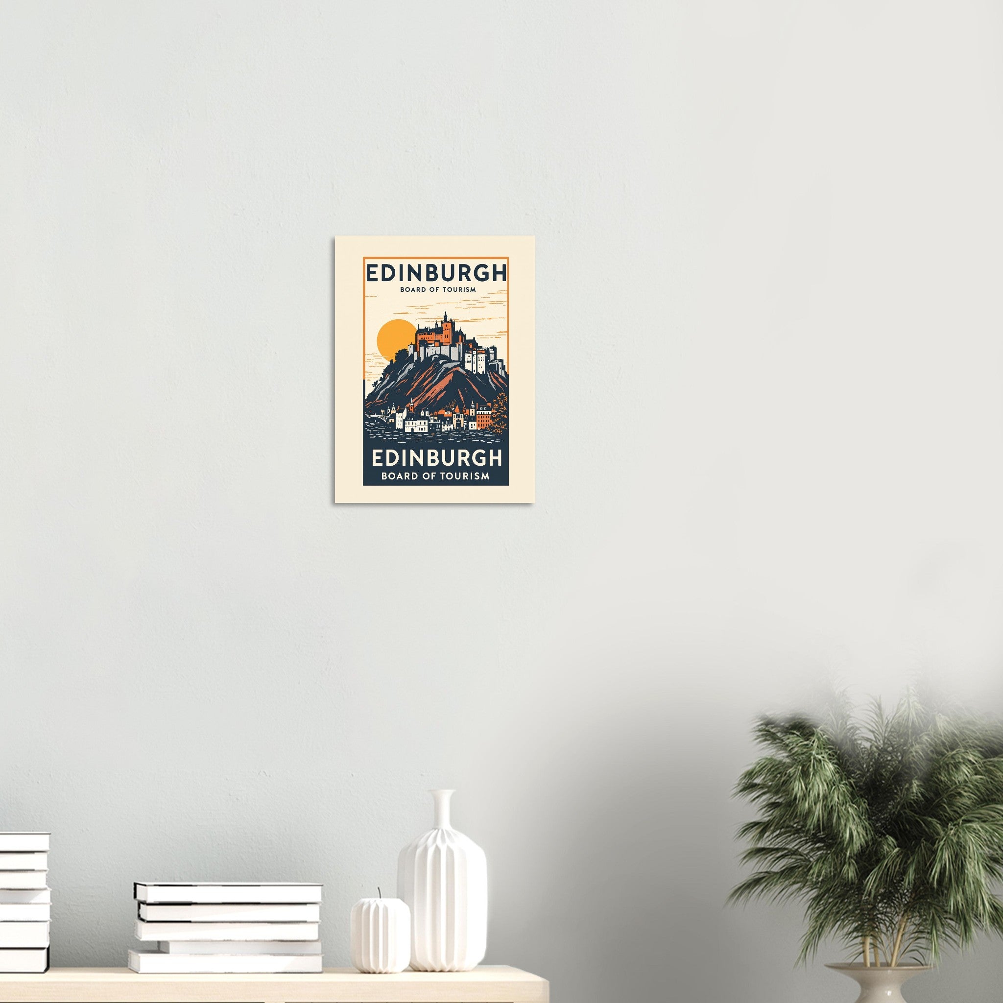 Edinburgh Vintage Travel Poster — Art Print | Wild Thread Co