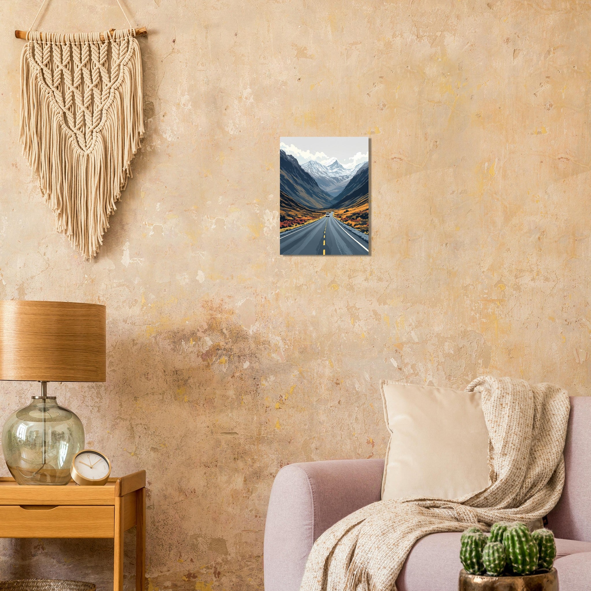 Glencoe Road Art Print Print Material — detail view | Wild Thread Co