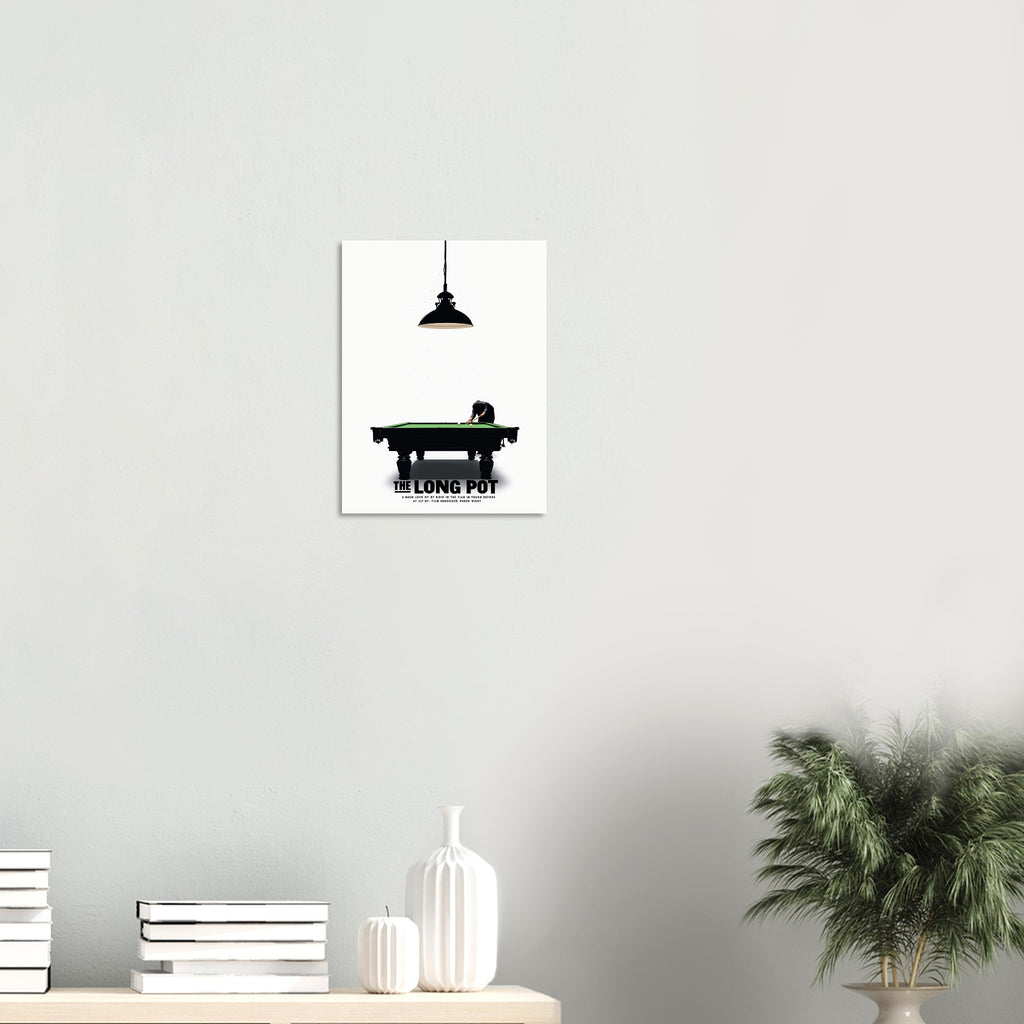 The Long Pot Snooker Shirt Art Print Art Print — detail view | Wild Thread Co