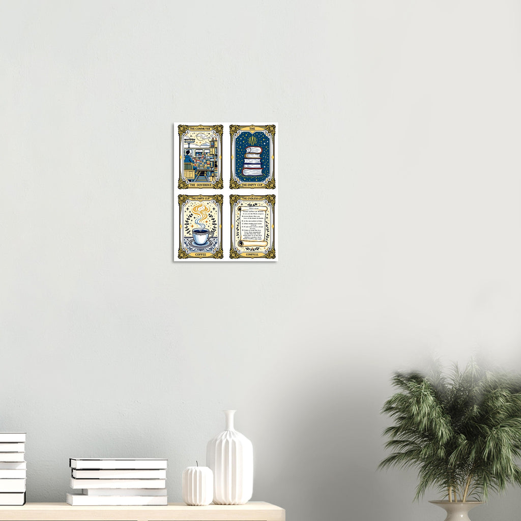 Dark Academia Tarot Card Art Print Poster Wall Art UK — Art Print | Wild Thread Co