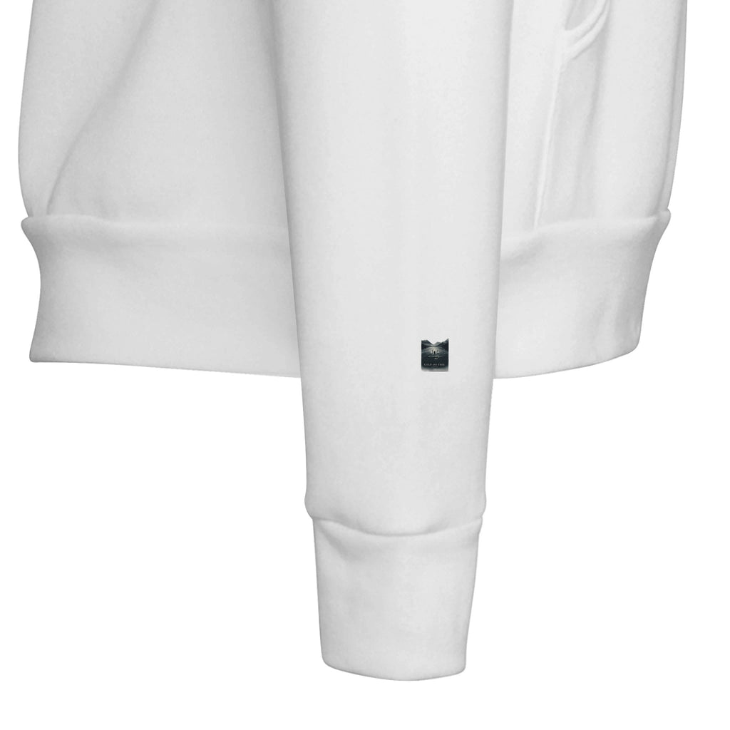 Wild Swimming Loch Hoodie — detail view | Wild Thread Co