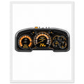 Paramedic Instrument Panel Spoof Framed Art Print — detail view | Wild Thread Co
