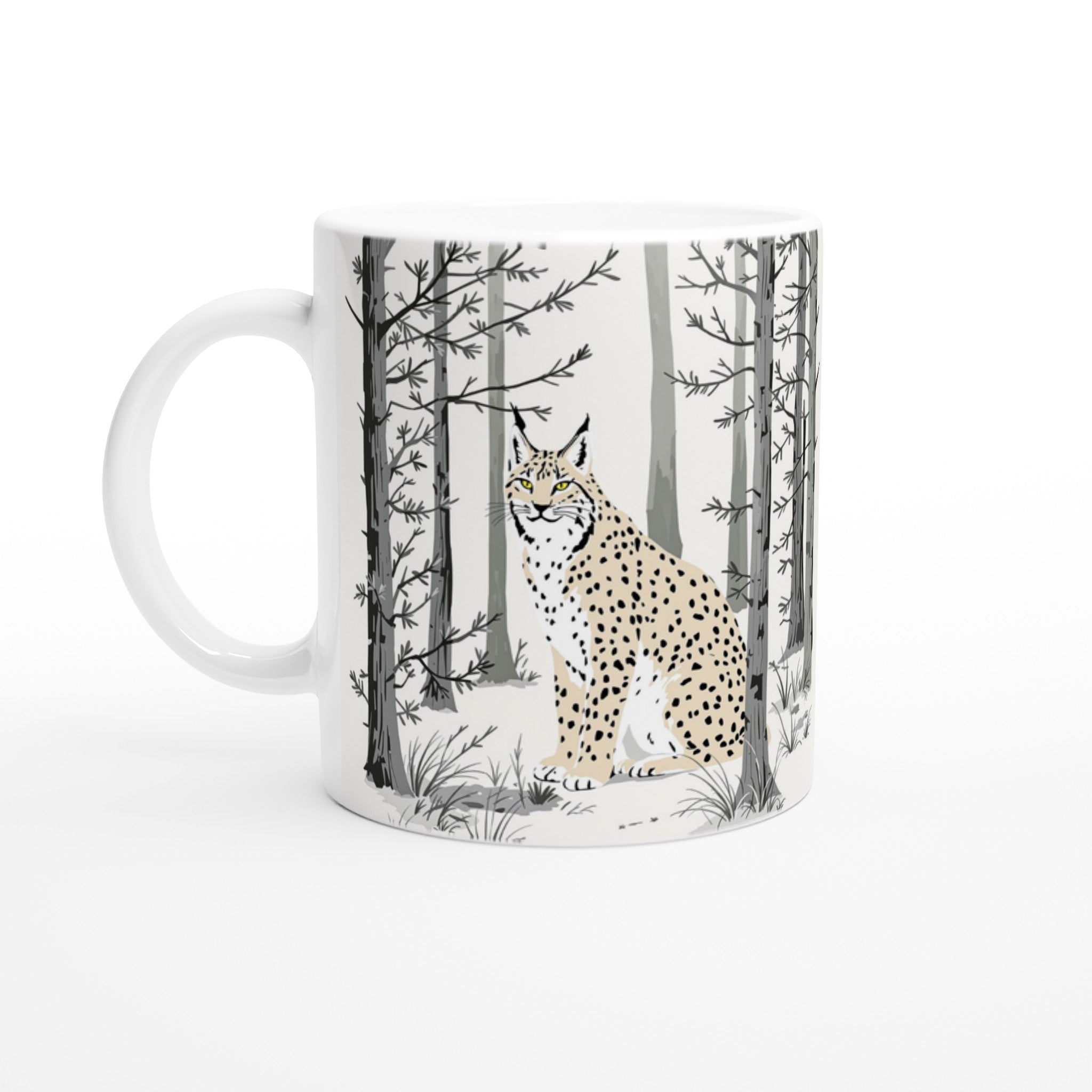 Lynx Scottish Pine Forest Ghost — Mug | Wild Thread Co UK
