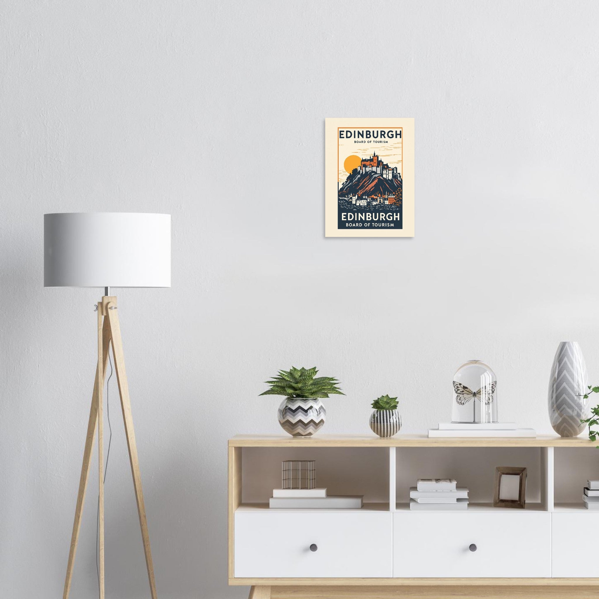 Edinburgh Vintage Travel Poster — Art Print | Wild Thread Co