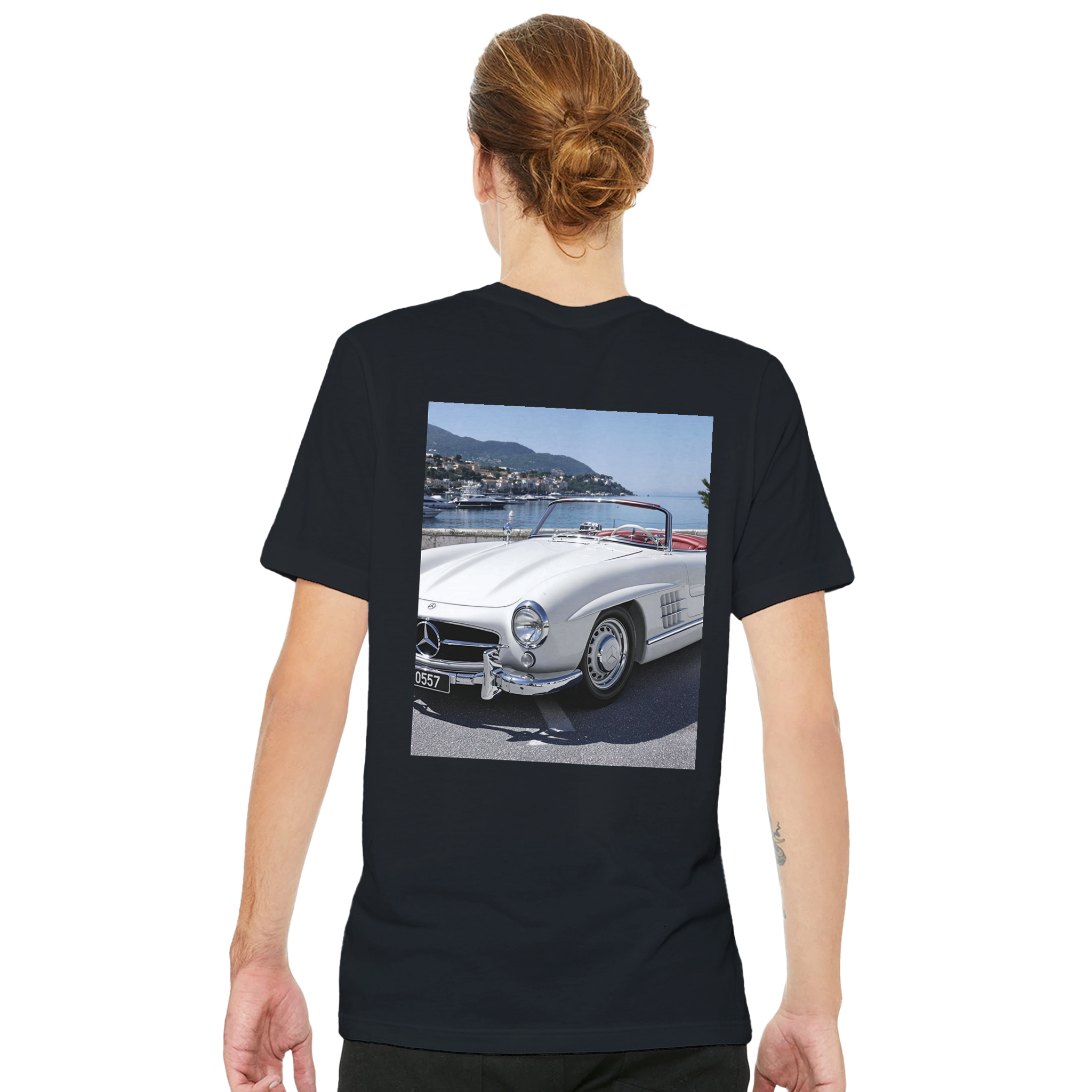 Mercedes 300sl Roadster T-Shirt — detail view | Wild Thread Co