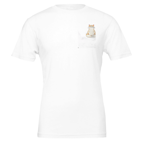 Cat Zen Garden T-Shirt — detail view | Wild Thread Co