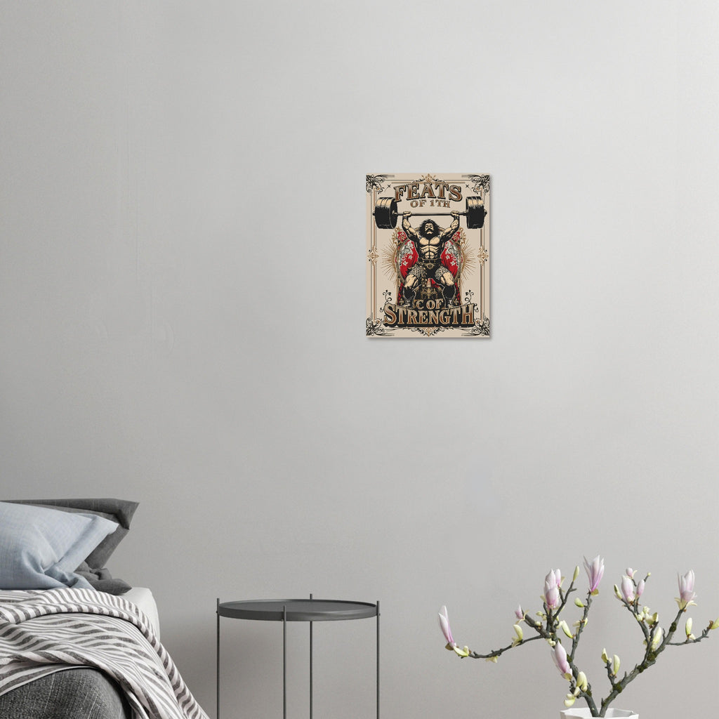 Victorian Circus Strongman Art Print Art Print — detail view | Wild Thread Co