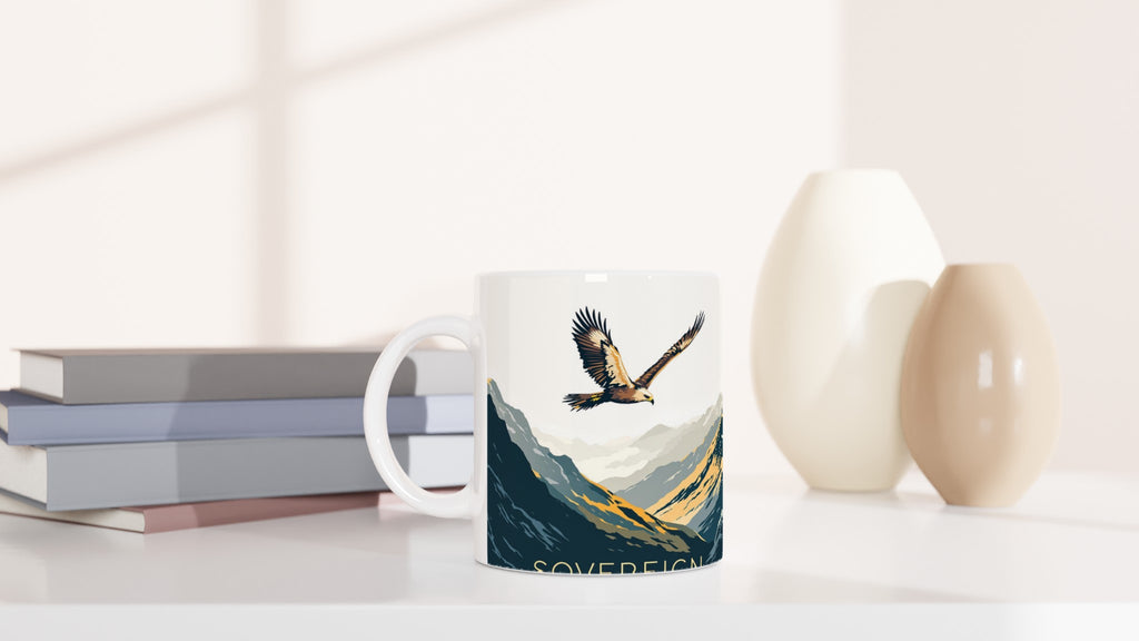 Golden Eagle Highland Glen Thermal — Mug detail view | Wild Thread Co