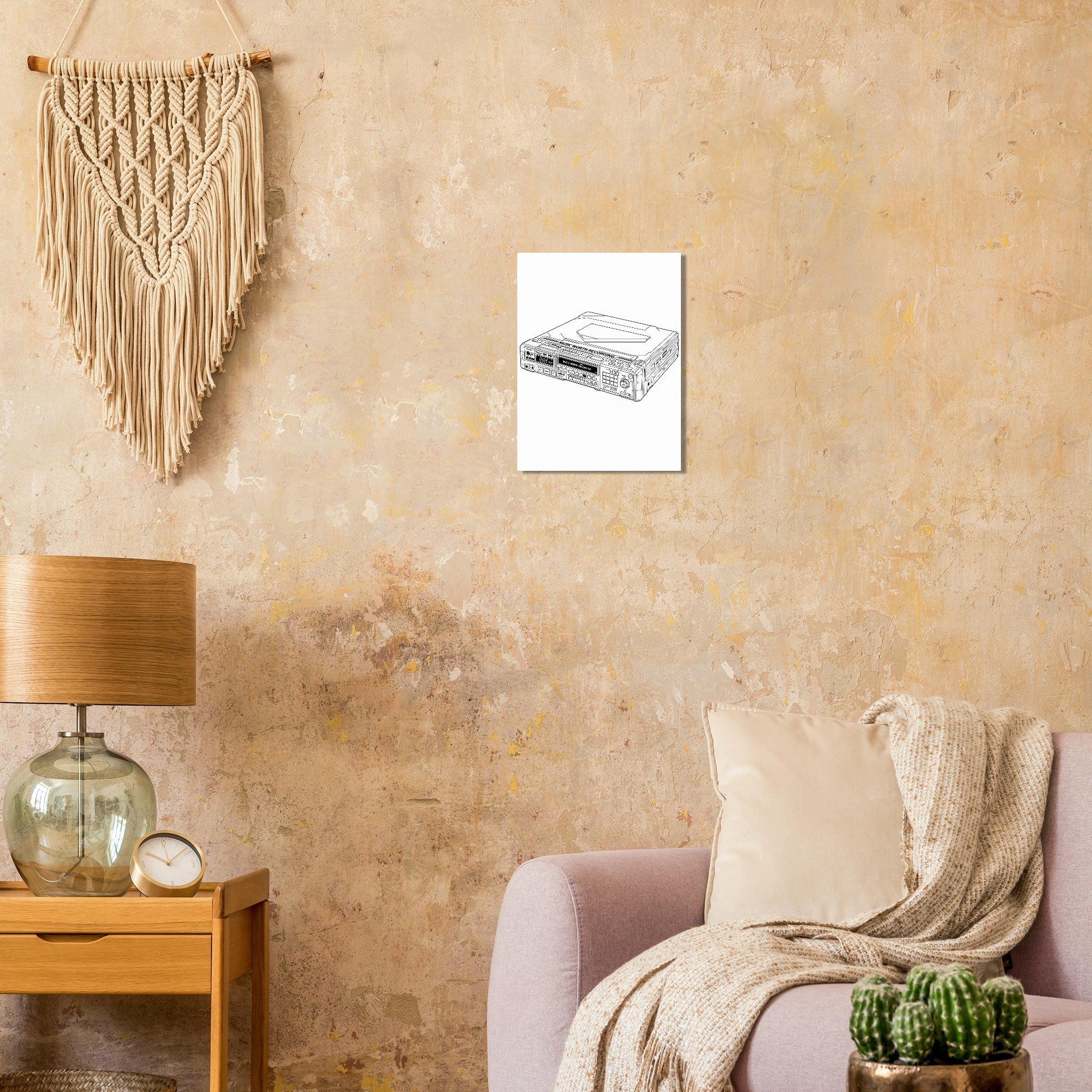 Sony Mz-r55 Minidisc Player Art Print Art Print — detail view | Wild Thread Co