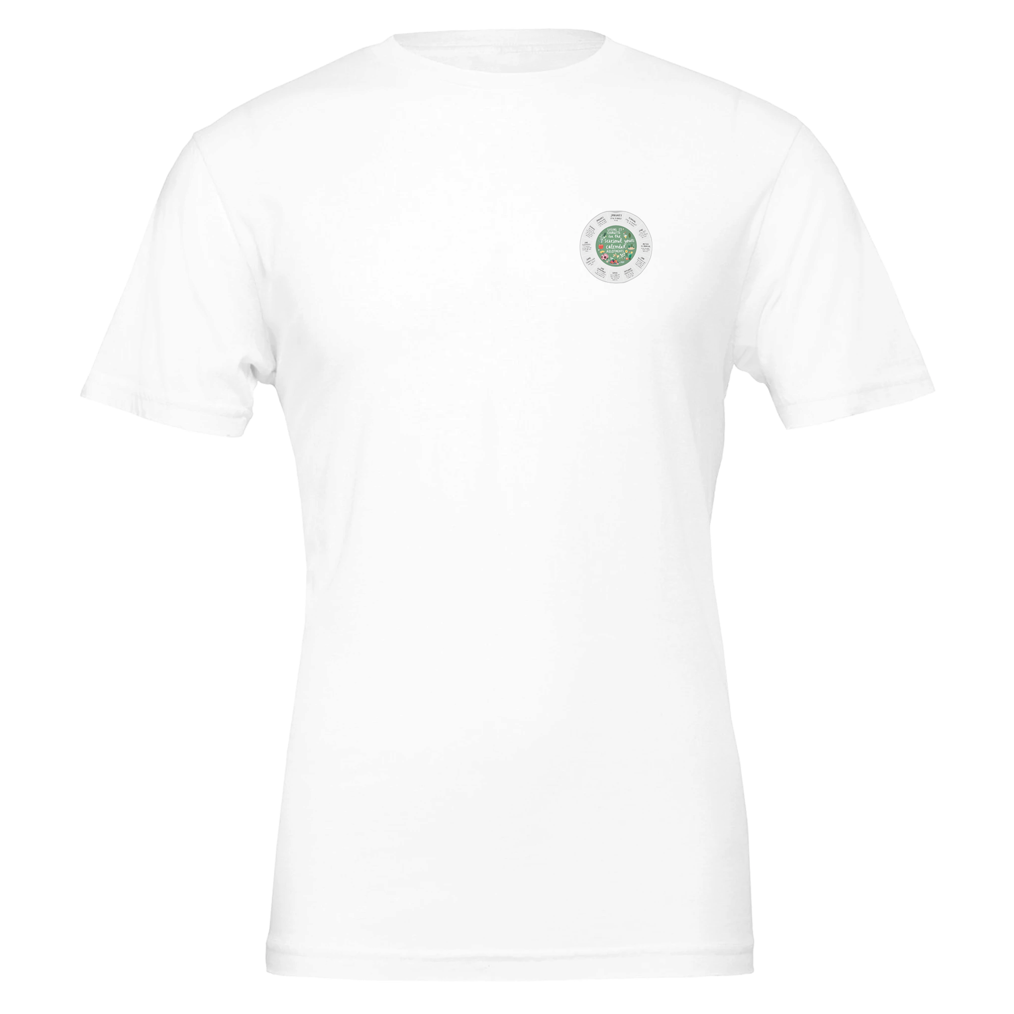 Allotment Circular Seasonal Calendar T-Shirt — T-Shirt | Wild Thread Co