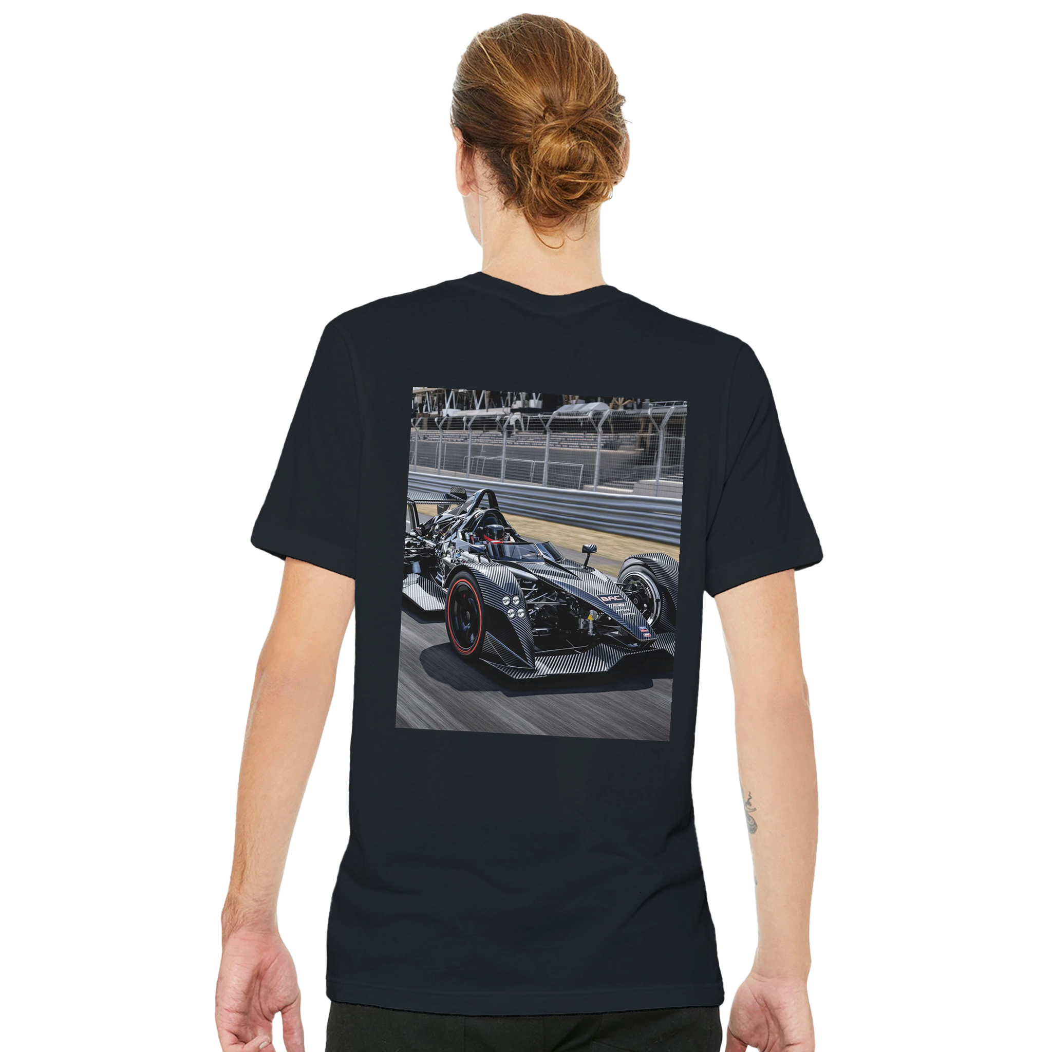 Bac Mono Track T-Shirt — detail view | Wild Thread Co