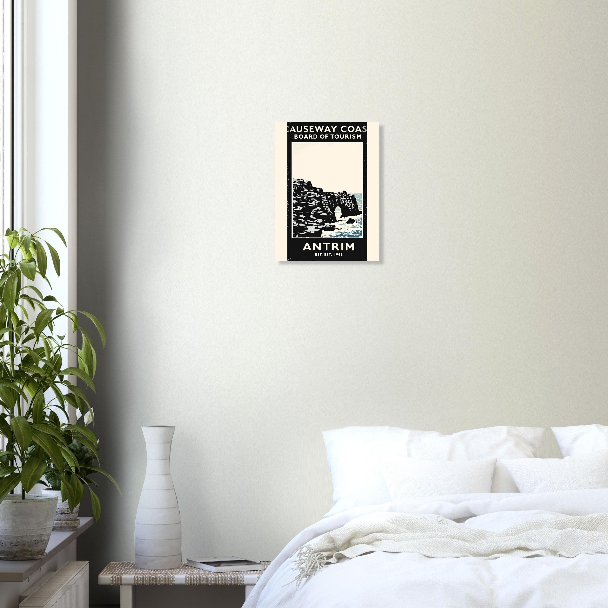 Causeway Coast Vintage Travel Poster — Art Print | Wild Thread Co