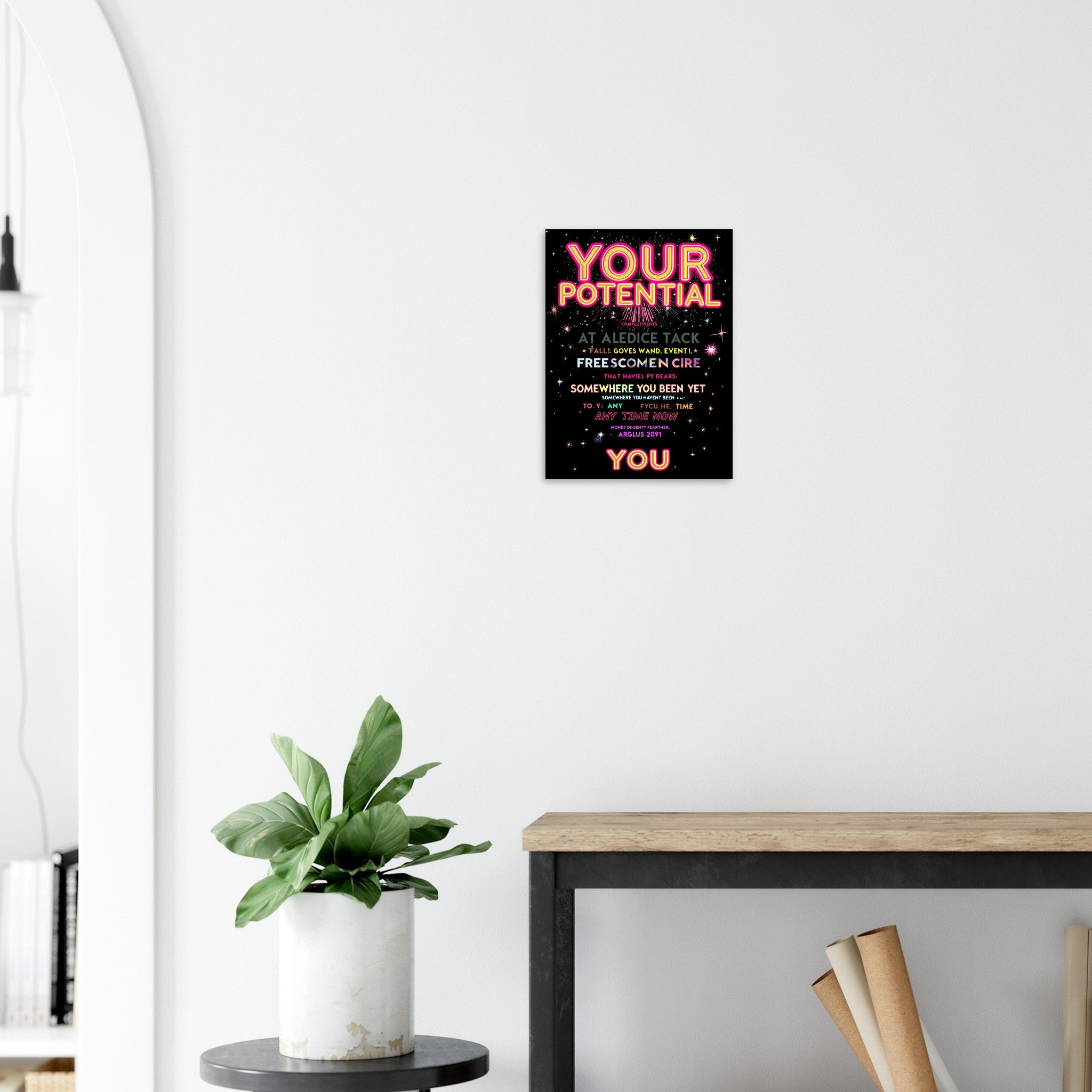 Rave Motivation A1 Art Print Art Print — detail view | Wild Thread Co