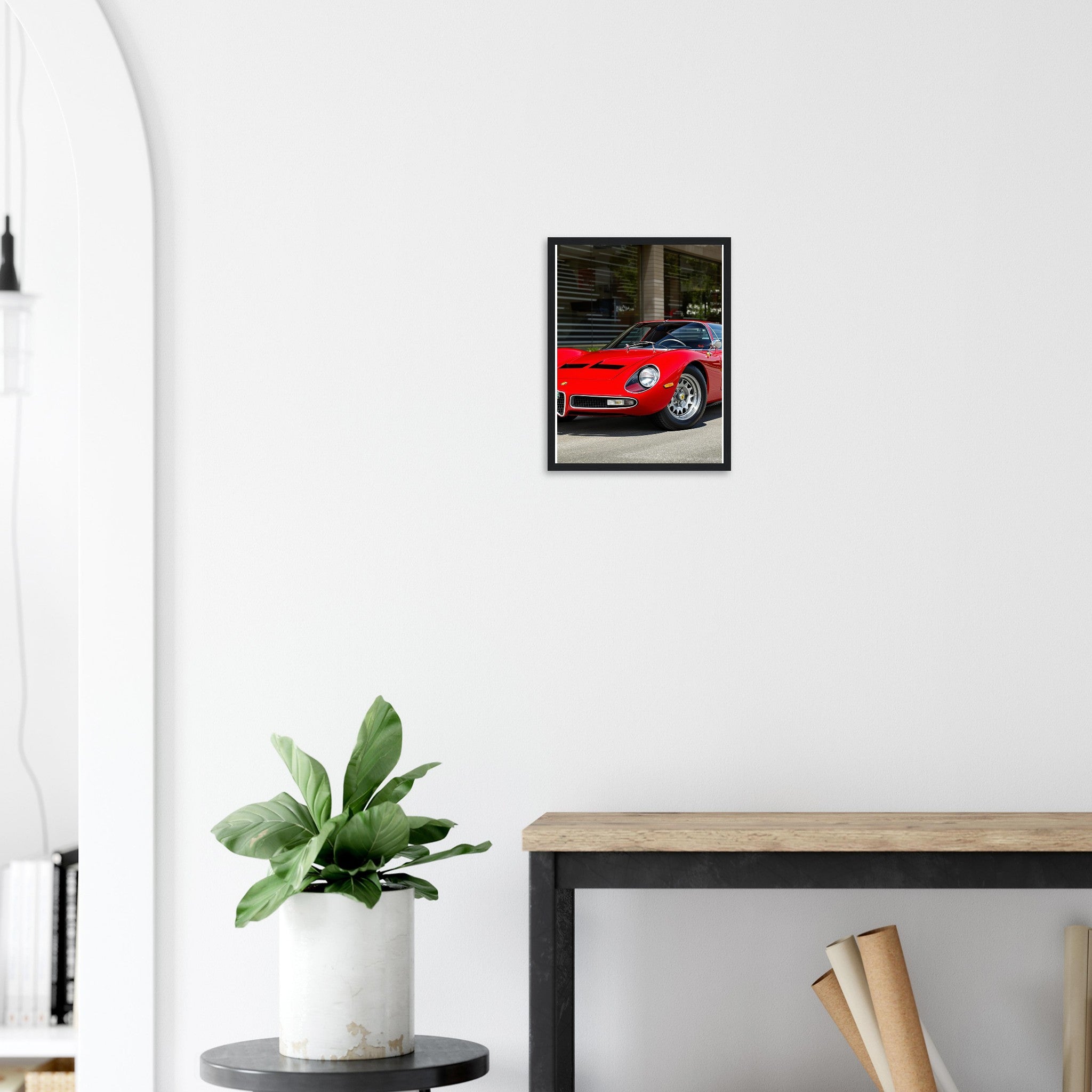 Alfa Romeo Tipo 33 Framed Art Print — detail view | Wild Thread Co