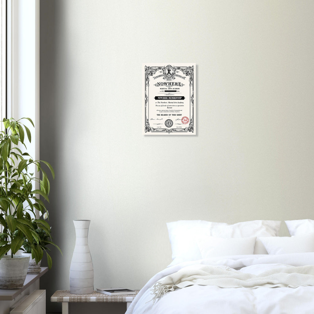 Retro Martial Arts Dojo Art Print Art Print — detail view | Wild Thread Co