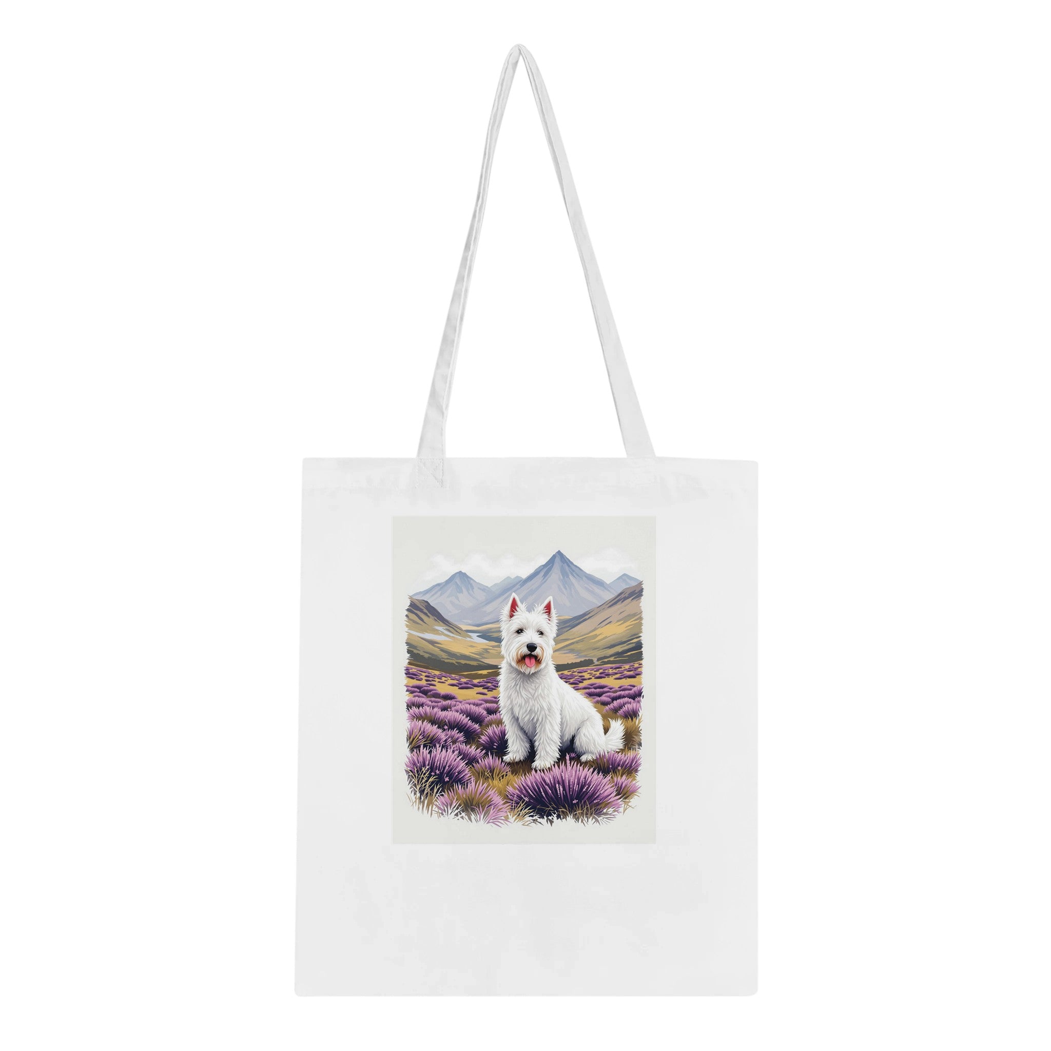 Westie Highland Tote Bag Cotton Shopper UK — Tote Bag | Wild Thread Co UK