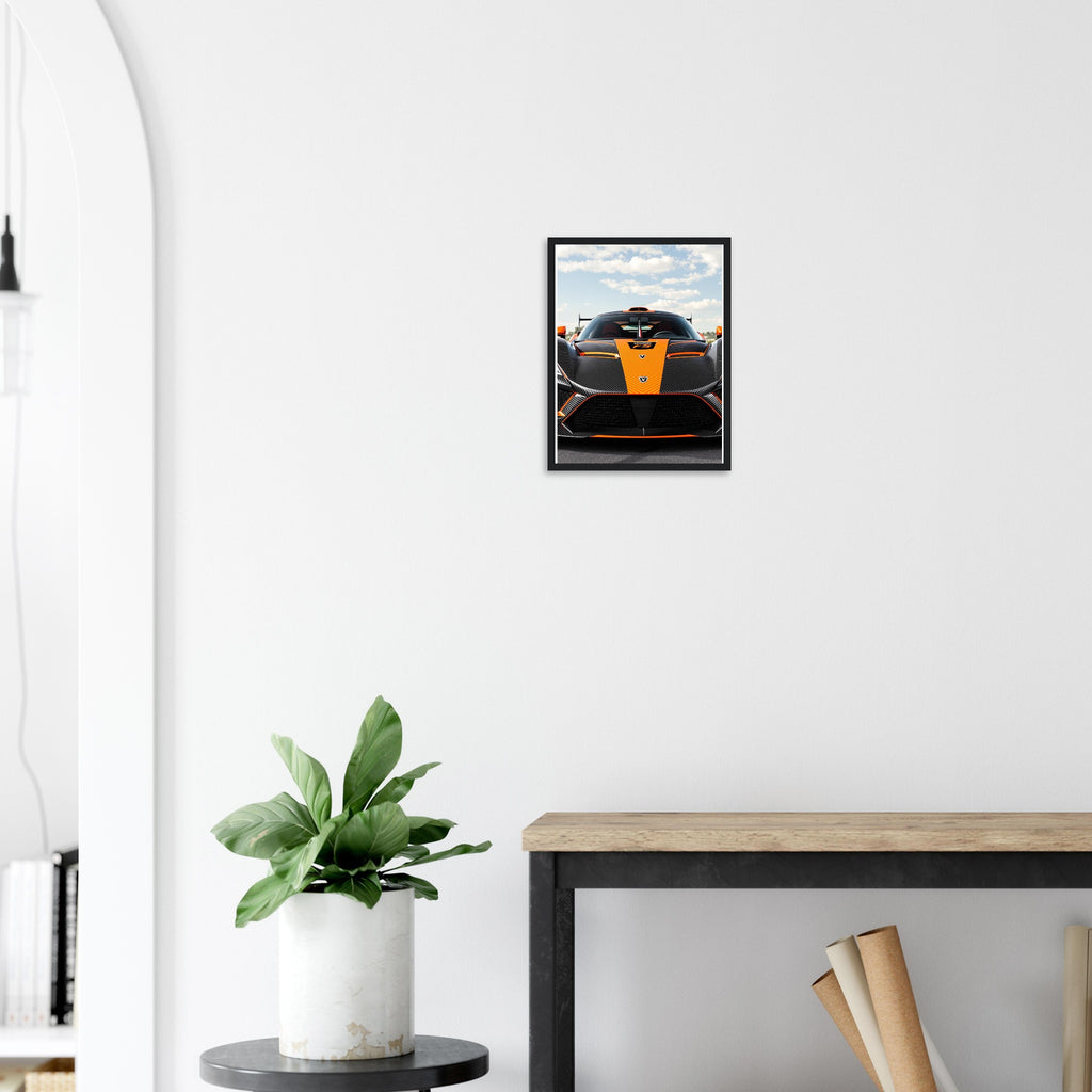Hennessey Venom F5 Framed Art Print — detail view | Wild Thread Co
