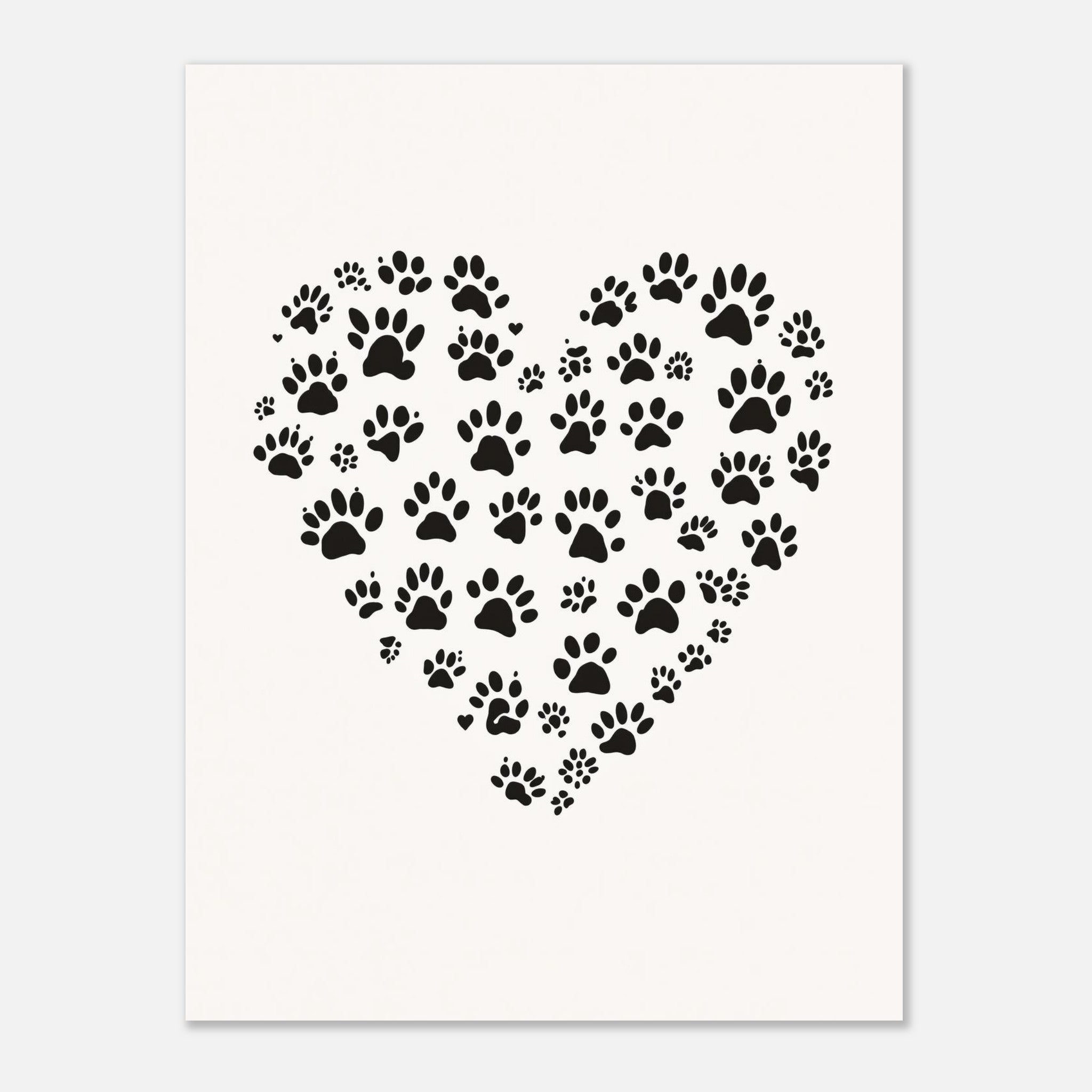 Cat Paw Prints Art Print Art Print — detail view | Wild Thread Co