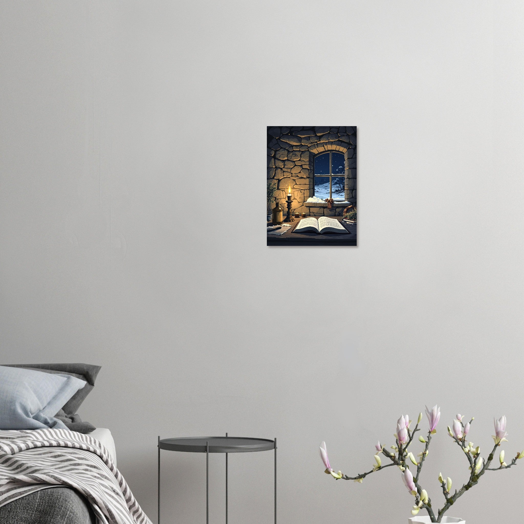 Bothy Candlelight A1 Art Print Poster Wall Art UK — Art Print | Wild Thread Co
