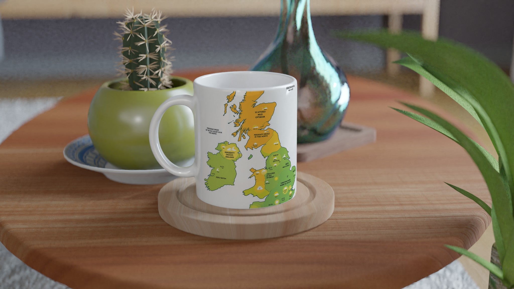 Gorpcore Weather Obsession Mug — detail view | Wild Thread Co