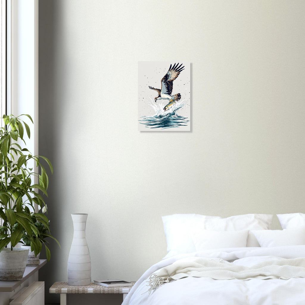 Osprey Fishing A1 Art Print Art Print — detail view | Wild Thread Co