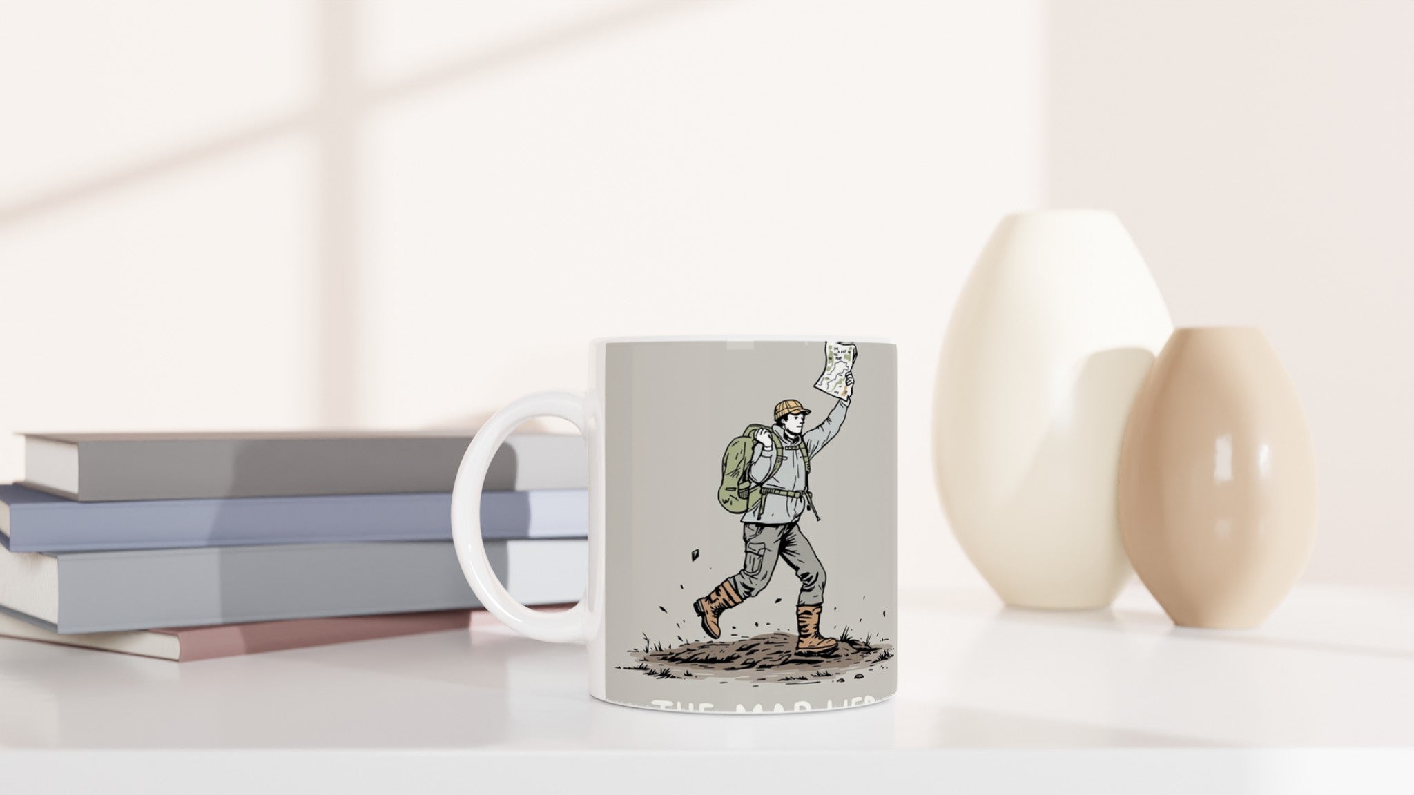 Peat Hag Navigation Boot Sinking Mug — detail view | Wild Thread Co