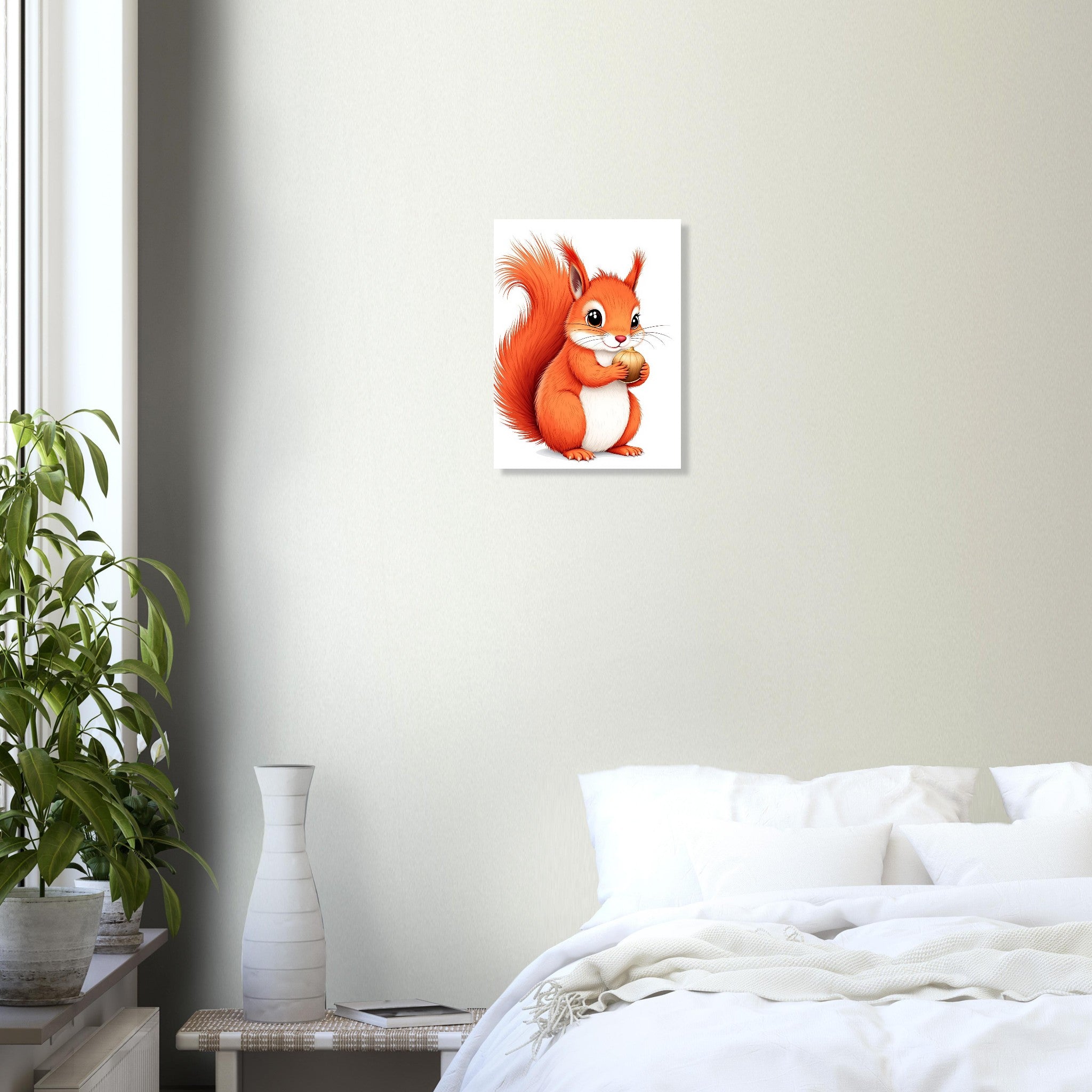 red squirrel Art Print Art Print — detail view | Wild Thread Co