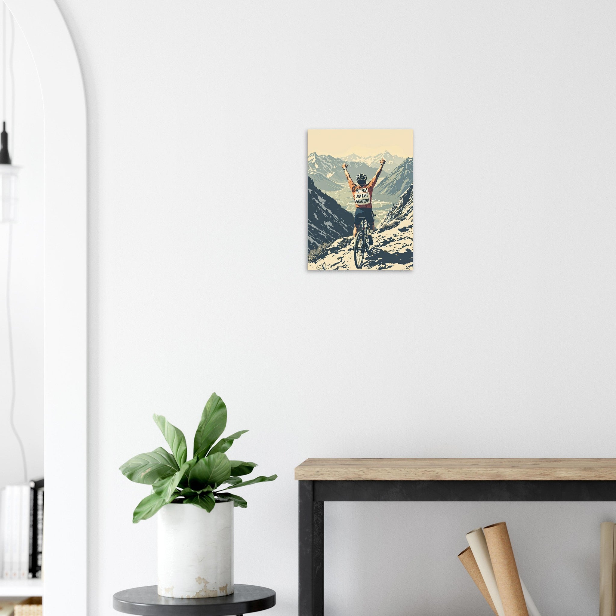 Cycling The Cols Art Print Art Print — detail view | Wild Thread Co