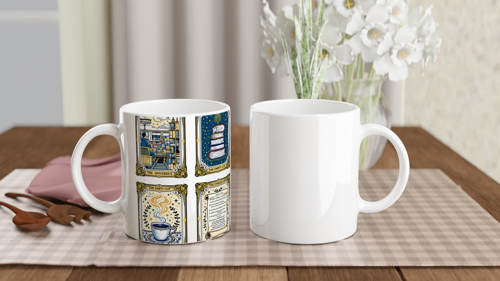 Dark Academia Tarot Card Mug Coffee Tea Ceramic 11oz — Mug | Wild Thread Co