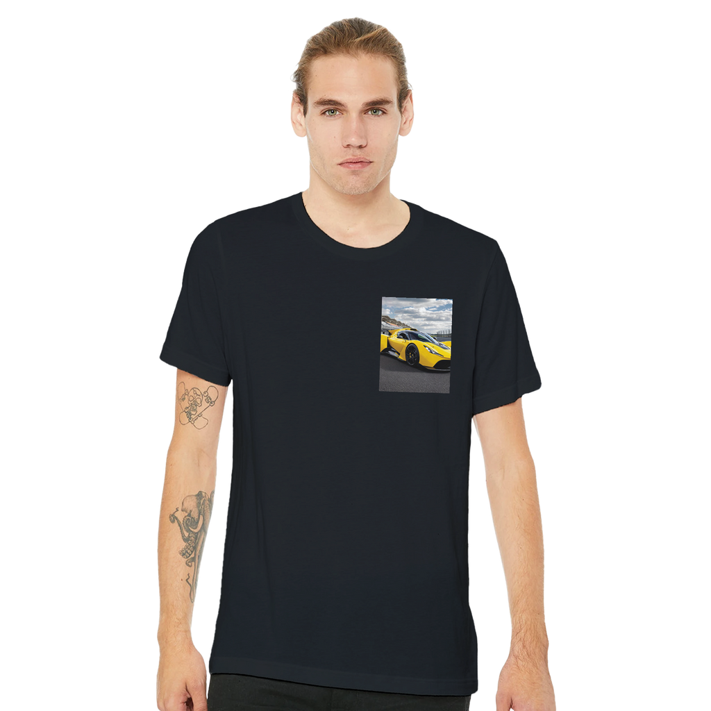 Lotus Evija Electric T-Shirt — detail view | Wild Thread Co