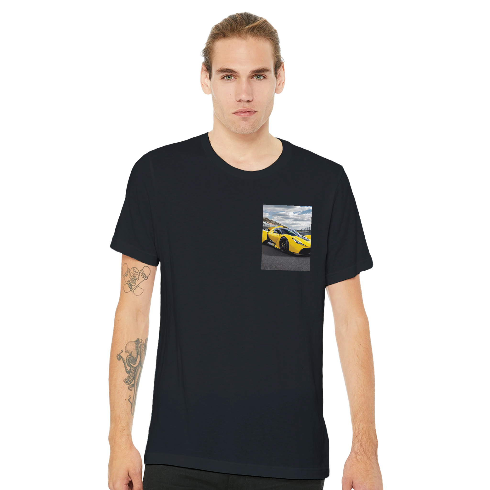 Lotus Evija Electric T-Shirt — detail view | Wild Thread Co