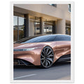 Mercedes Vision Eqxx Framed Art Print — detail view | Wild Thread Co
