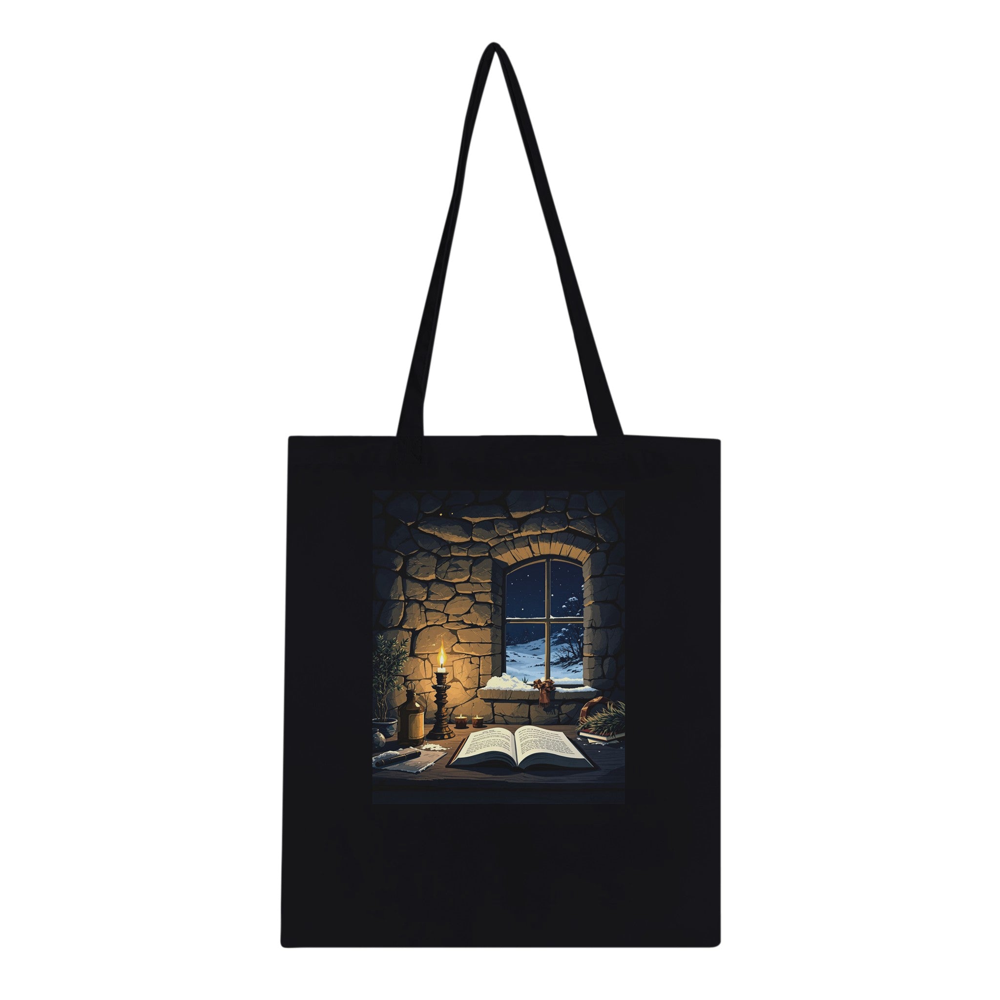 Bothy Interior Candlelight Tote Bag — Tote Bag | Wild Thread Co