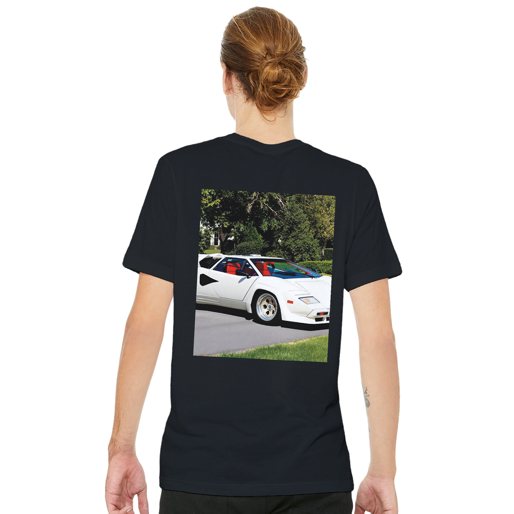 Lamborghini Countach T-Shirt — detail view | Wild Thread Co