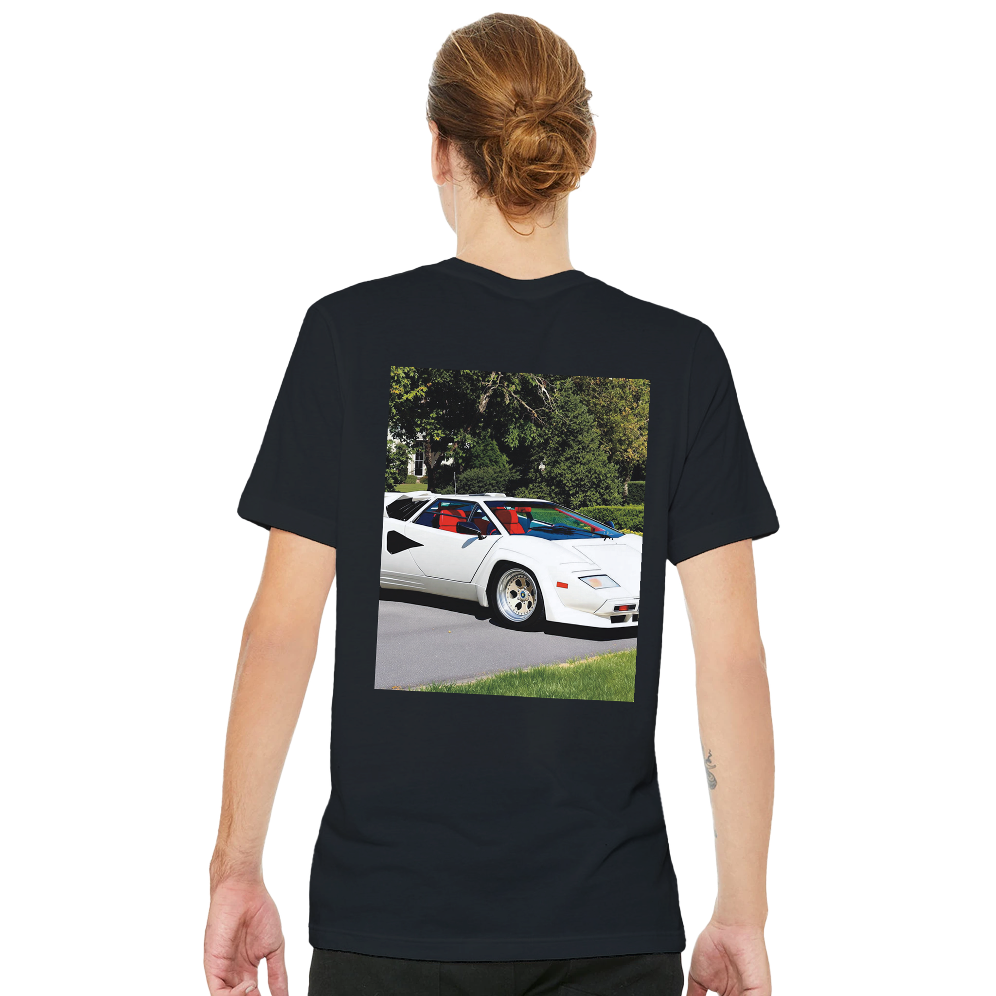 Lamborghini Countach T-Shirt — detail view | Wild Thread Co