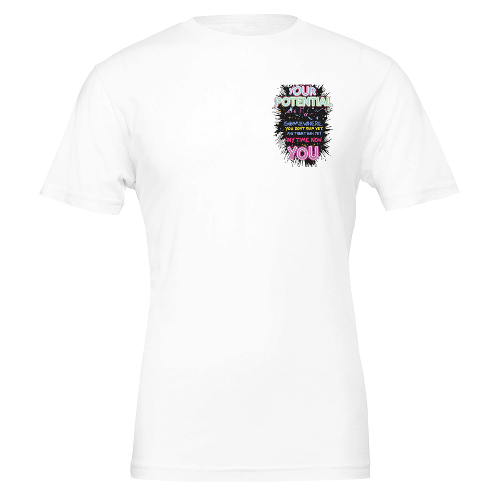 Y2k Rave Flyer T-Shirt — detail view | Wild Thread Co