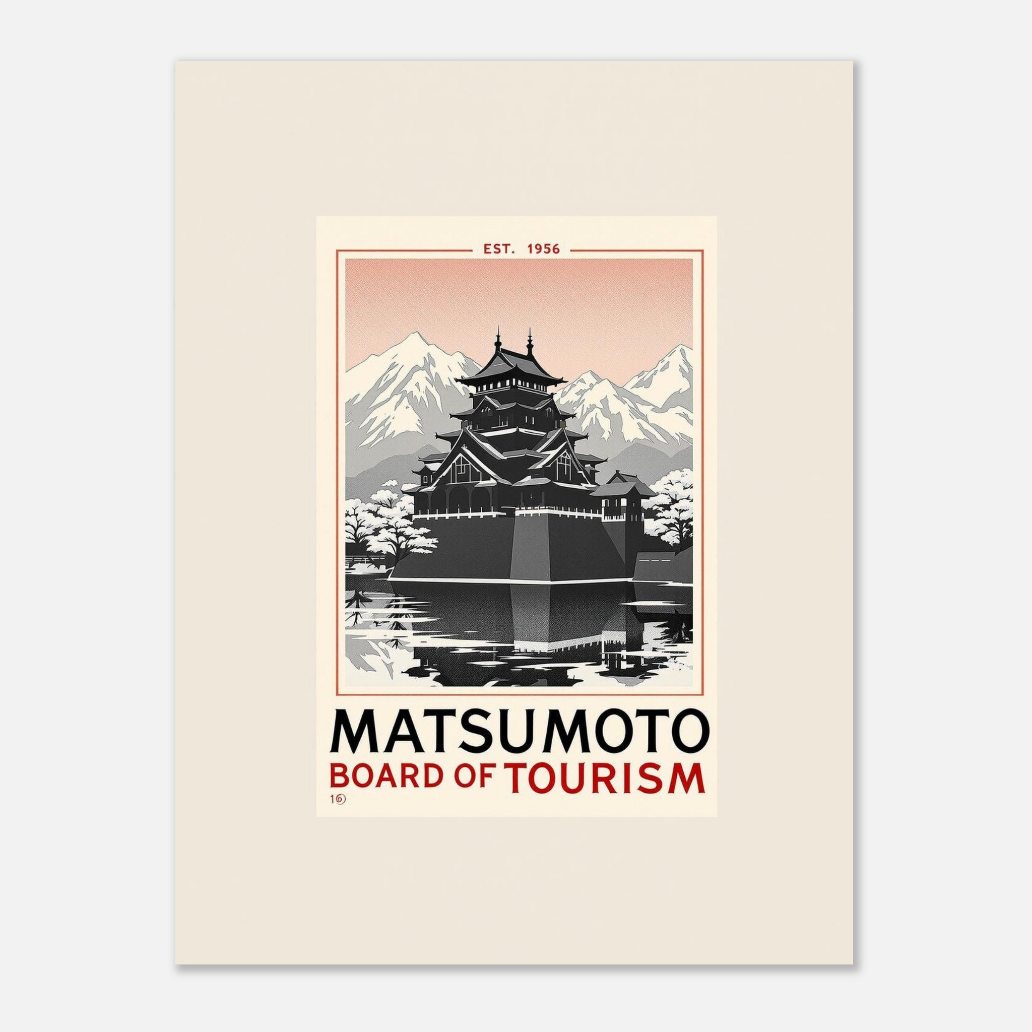 Matsumoto Vintage Travel Poster — Art Print | Wild Thread Co