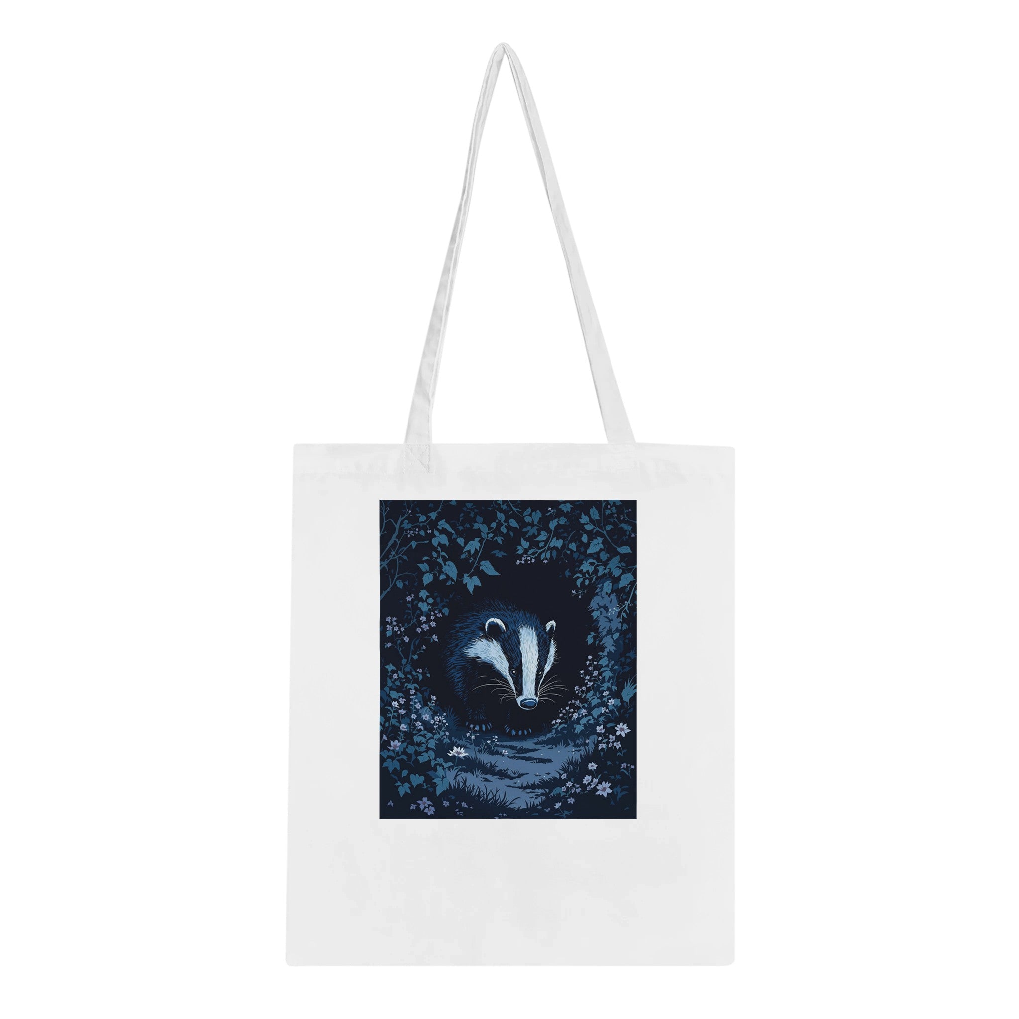 Badger At Dusk Tote Bag Cotton Shopper UK — Tote Bag | Wild Thread Co