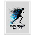 Trail Running Dark Energy Print Material — detail view | Wild Thread Co