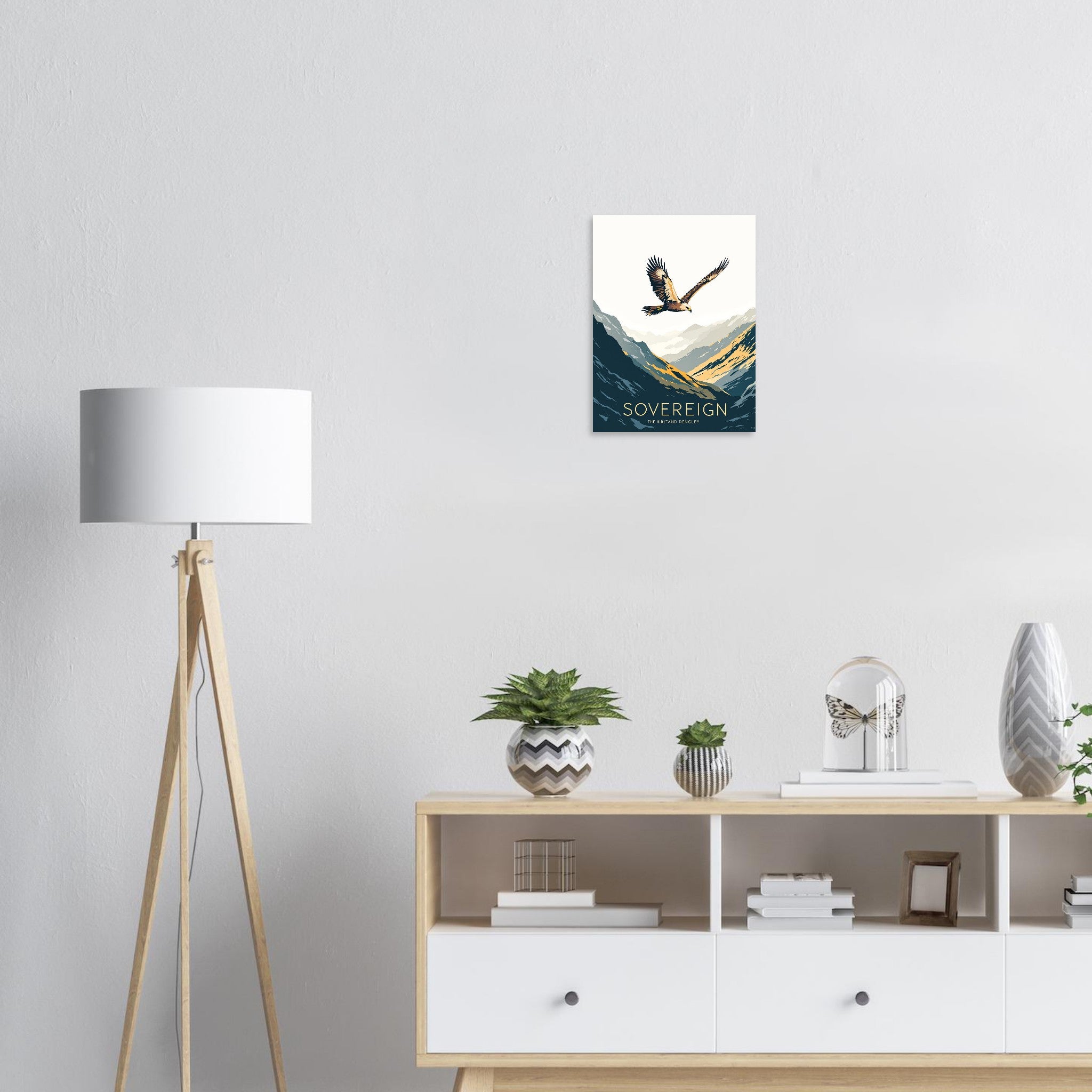 Golden Eagle Scottish Wildlife A1 Art Print — Art Print | Wild Thread Co UK
