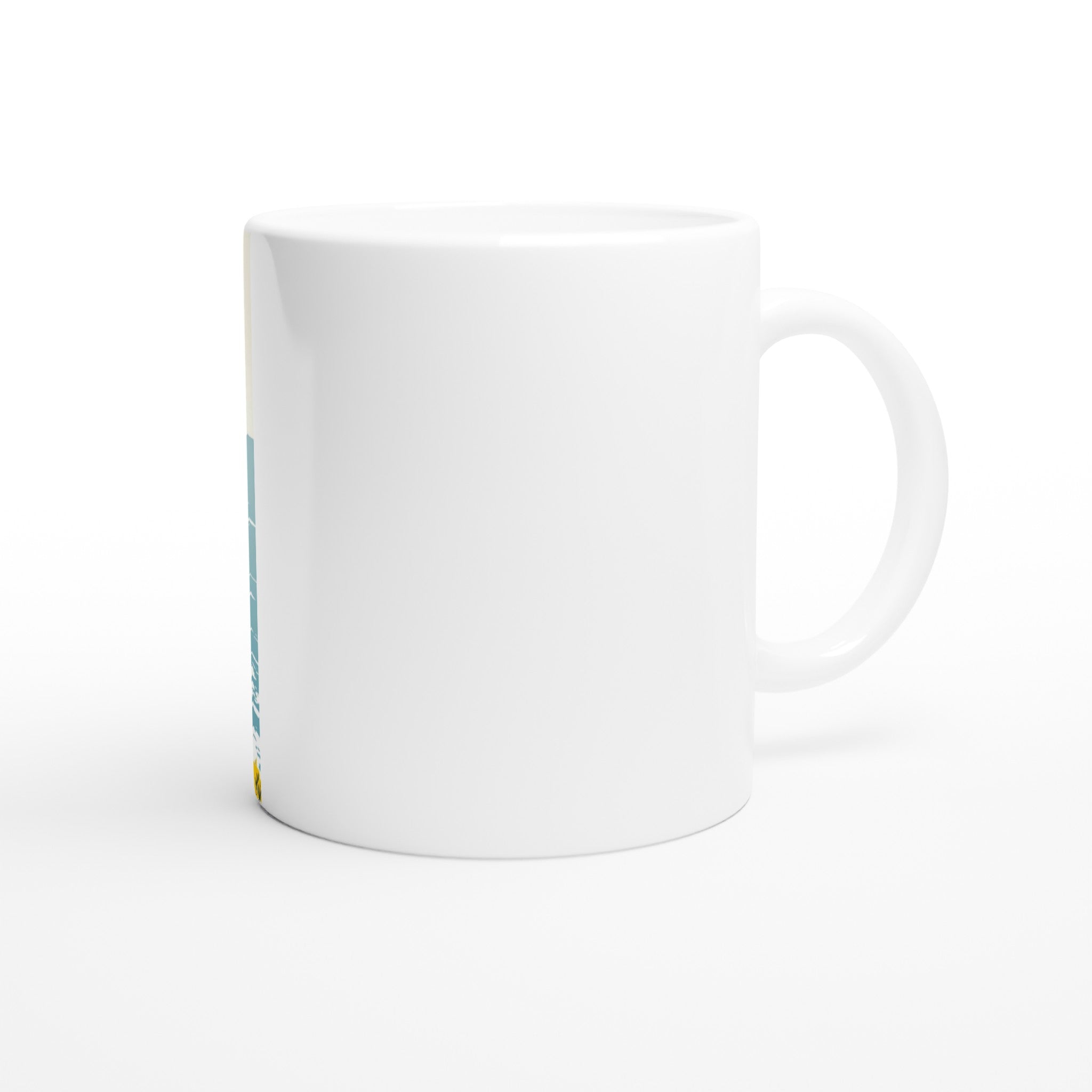 Gorse Coastal Moor Yellow Mug — detail view | Wild Thread Co